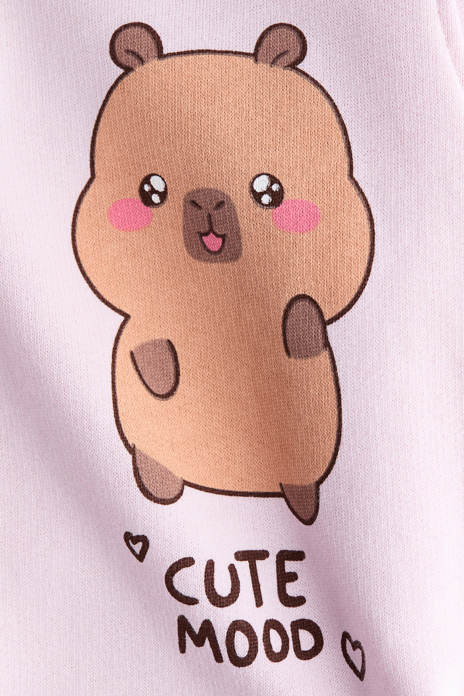 Motif-detail sweatshirt - Light pink/CapyFun/Cream/SmileyWorld®/Black/Lilo & Stitch/White/Minnie Mouse/White/Minnie Mouse/White/Minnie Mouse/Grey marl/Miffy/Light purple/Frozen/Light pink/Hello Kitty/Cream/Lilo & Stitch/Light beige/SmileyWorld®/Light grey melange/Hello Kitty - 2