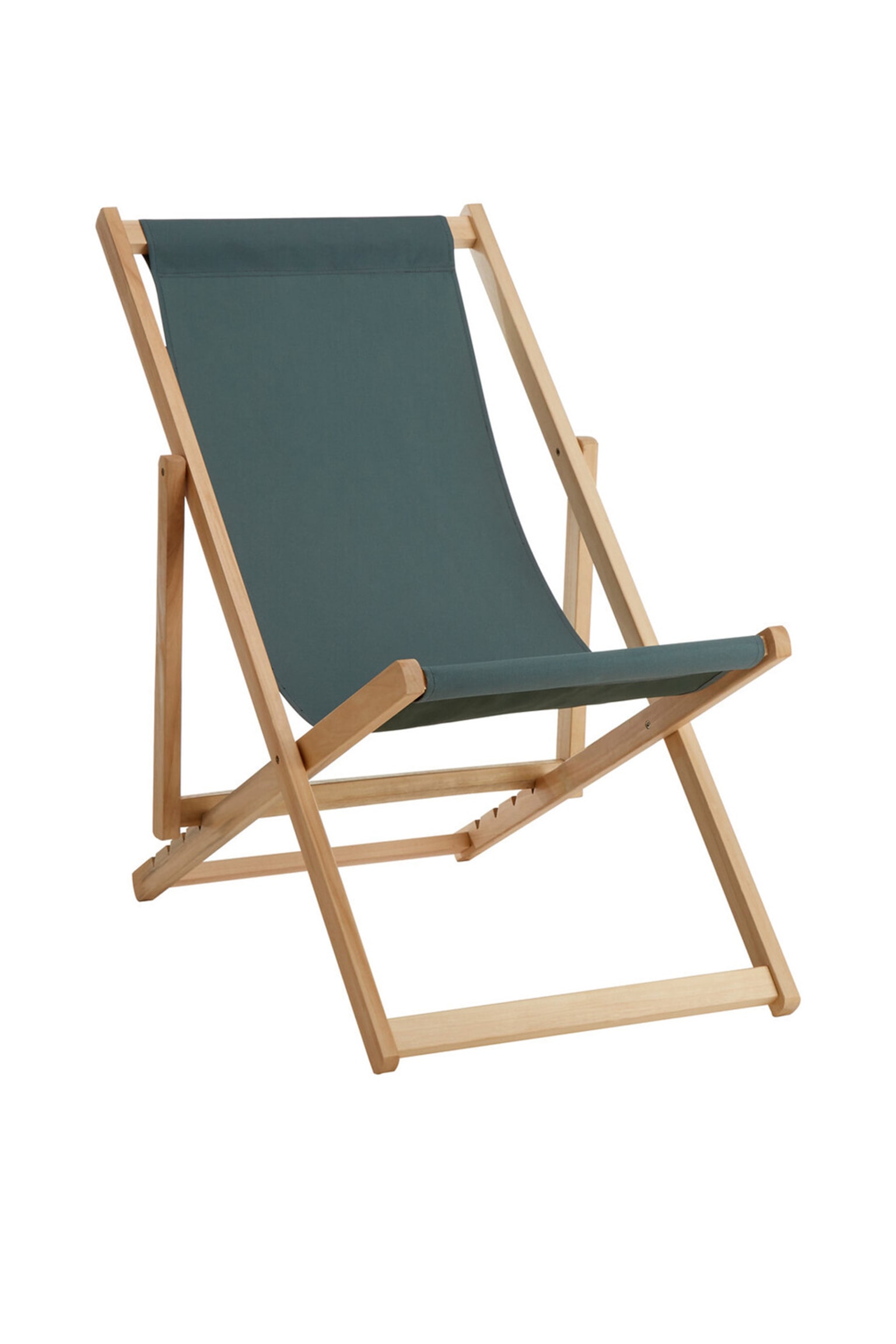 Beauport Deck Chair - Khaki And Natural - 2