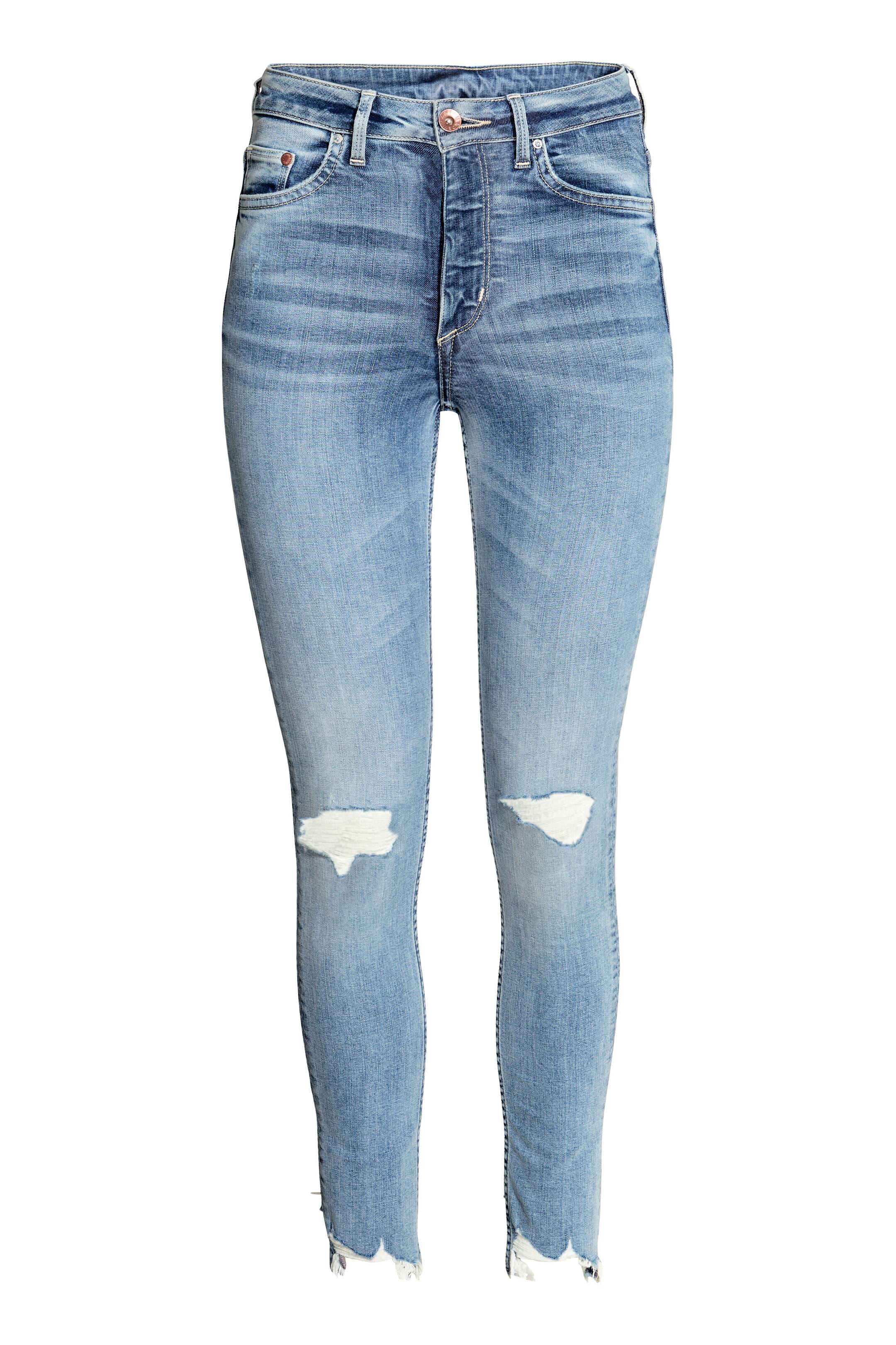 Grotere afbeelding bekijken: Skinny High Ankle Jeans - Licht denimblauw - DAMES | H&M BE 1