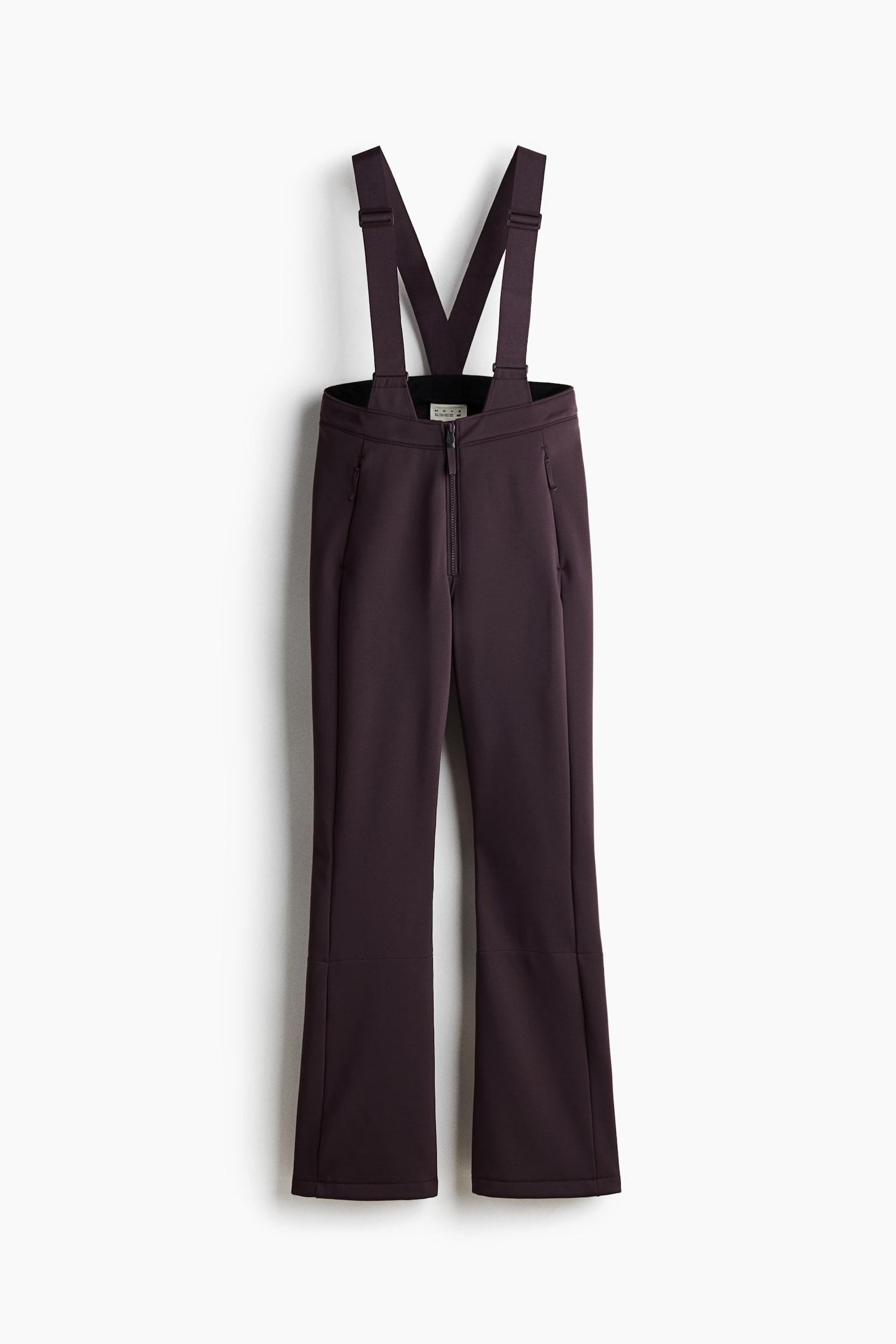 Water-repellent ski trousers - Aubergine purple/Black/Coffee bean brown/Plum red - 2