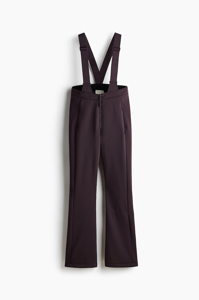 Water-repellent ski trousers - Aubergine purple/Coffee bean brown/Black/Dusty burgundy/Cream - 1