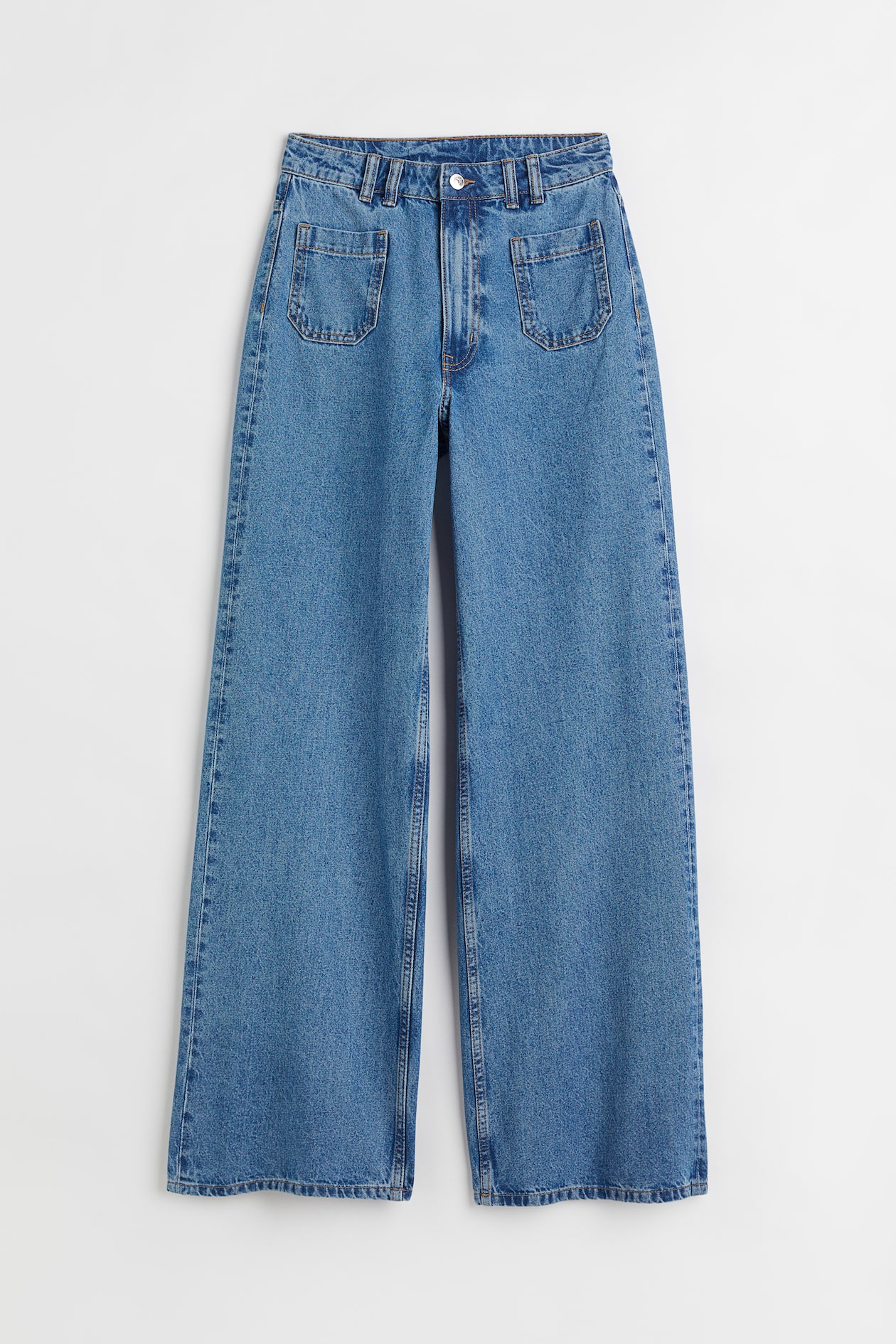 Wide High Jeans - Denim blue - Ladies | H&M US