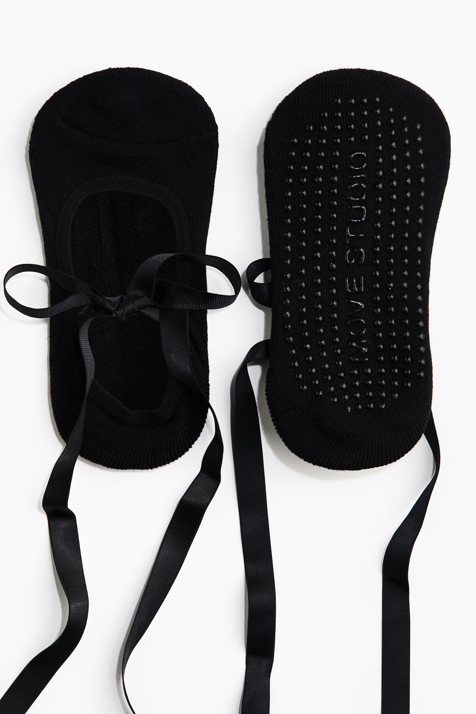 Балетні шкарпетки - Чорний/Світло-рожевий - 2