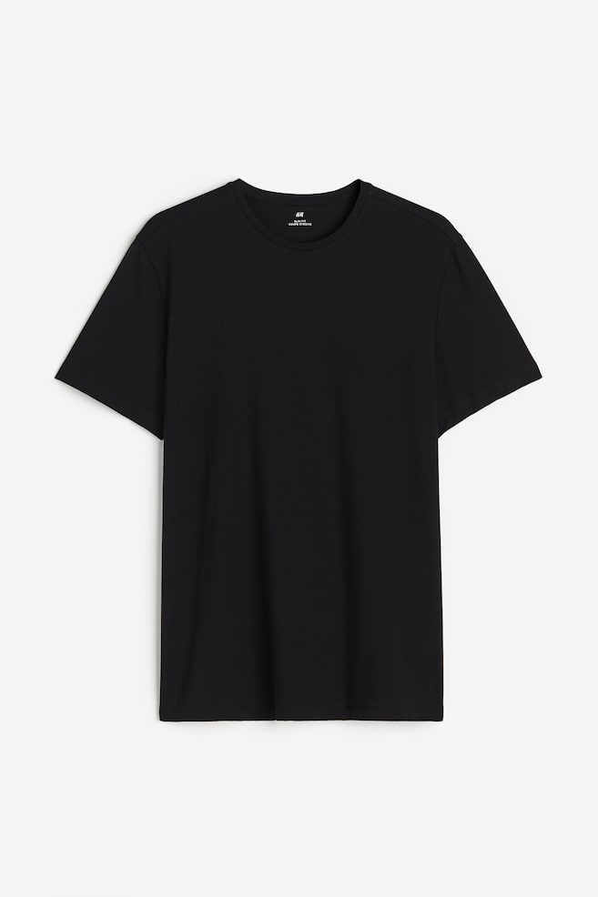 T-Shirt in Slim Fit - Schwarz/Weiß/Hellgrau/Dunkelblau - 2