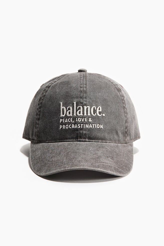 Embroidered Design Twill Cap - Dark brown/Balance/Dark khaki green/Atelier/Beige/Running Club/Cream/Boston/Light beige/Chicago/Dark red/L.A. Athletic/Dark green/Chicago/White/Tribeca/Light beige/St-Tropez/Navy blue/Le Marais/Beige/Rowing Club/Dark beige/NY/Navy blue/San Francisco/Green/Tramonti Estivi - 1