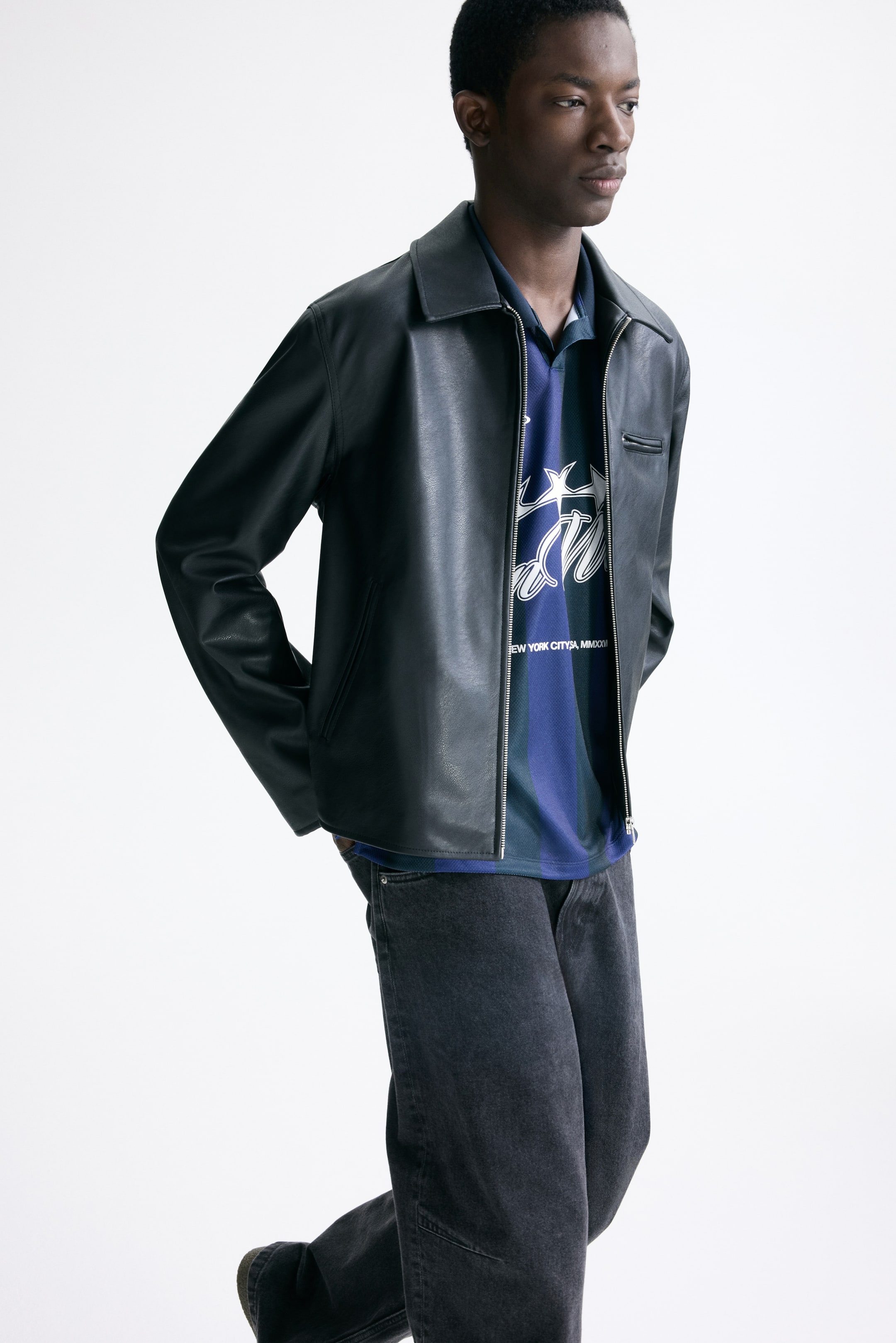 查看大圖: 有領外套 - 黑色 - Men | H&M 4