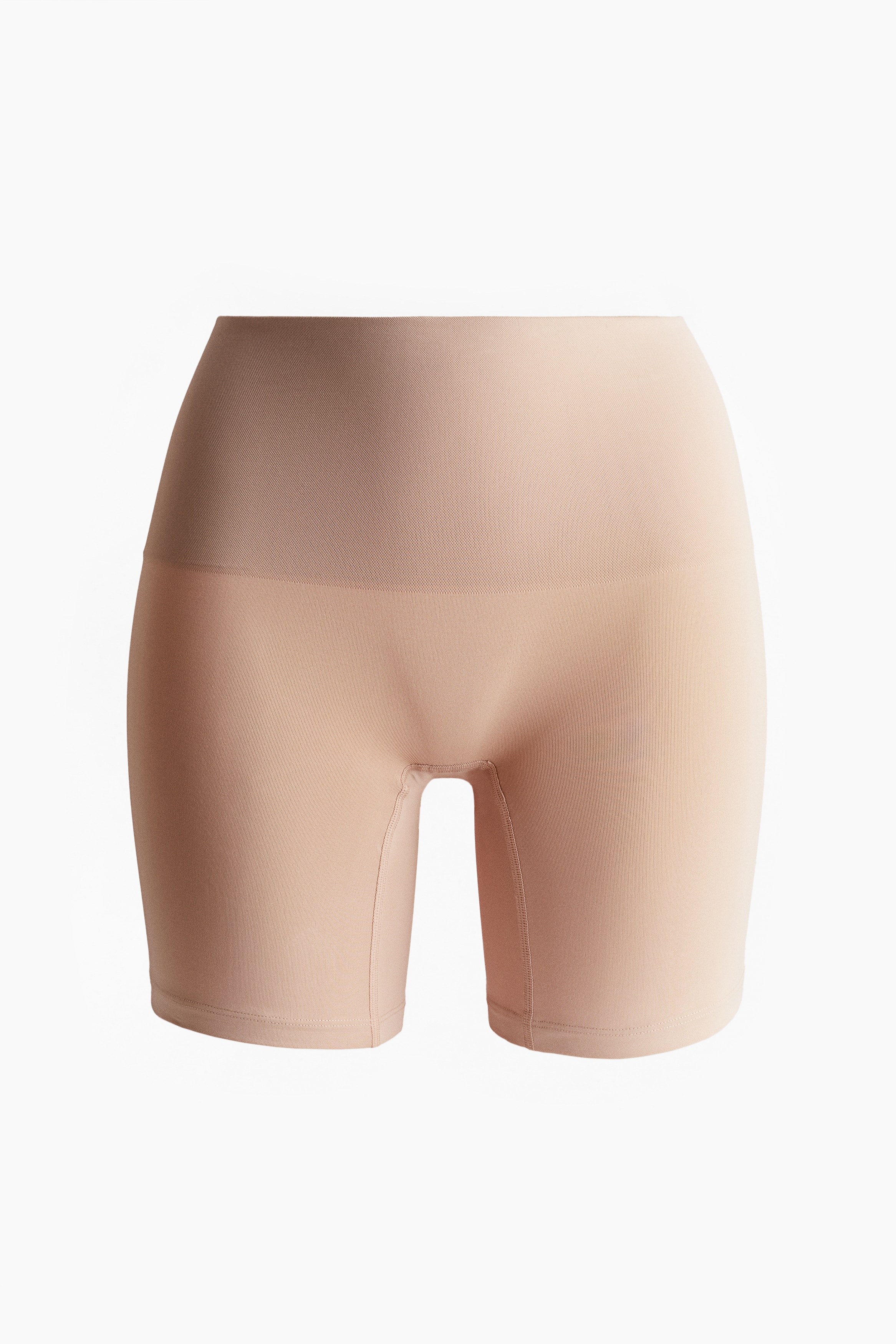 Seamless Light Shaping Bikers - Beige/Dark brown
