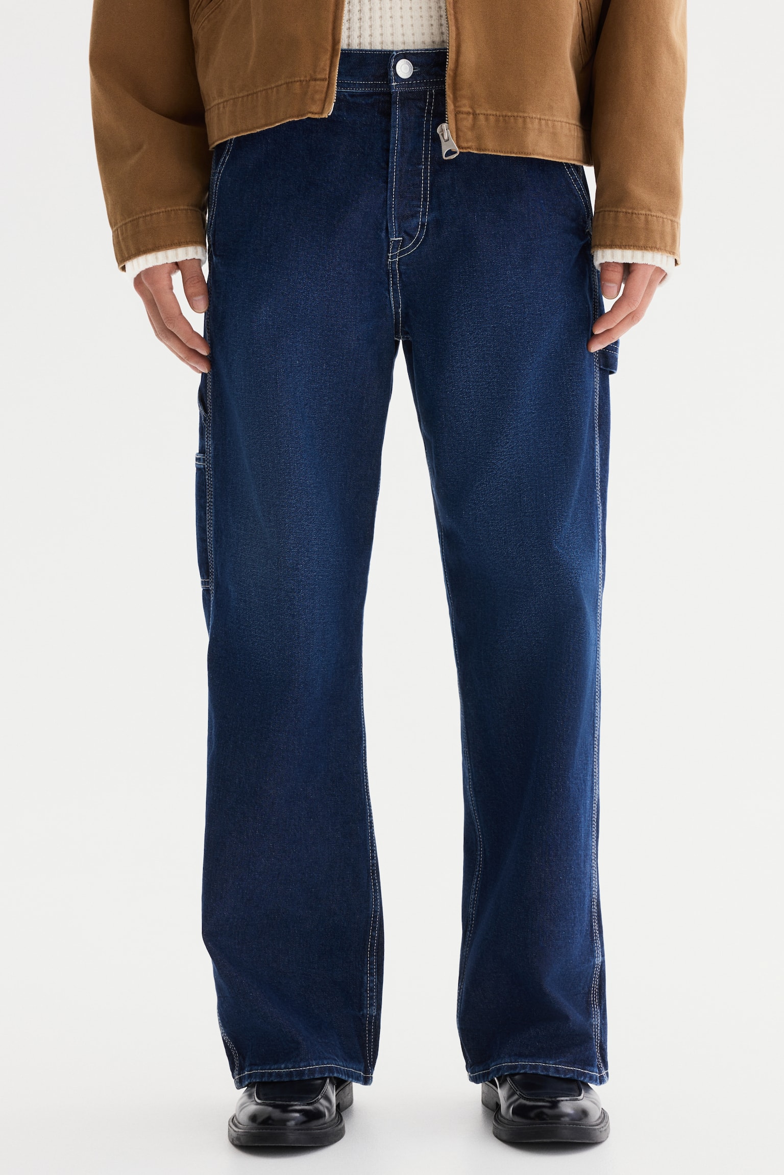 Loose Carpenter Jeans - Dark denim blue/Grey - 5