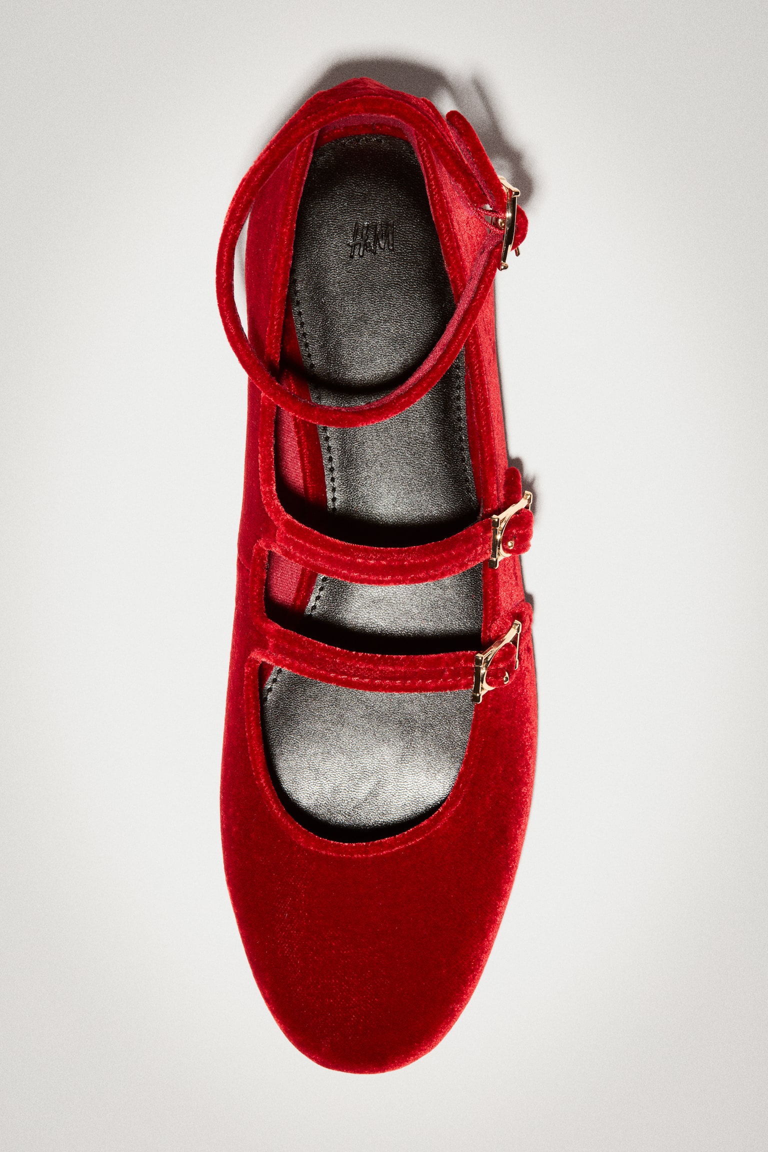 Velvet ballet flats - 1