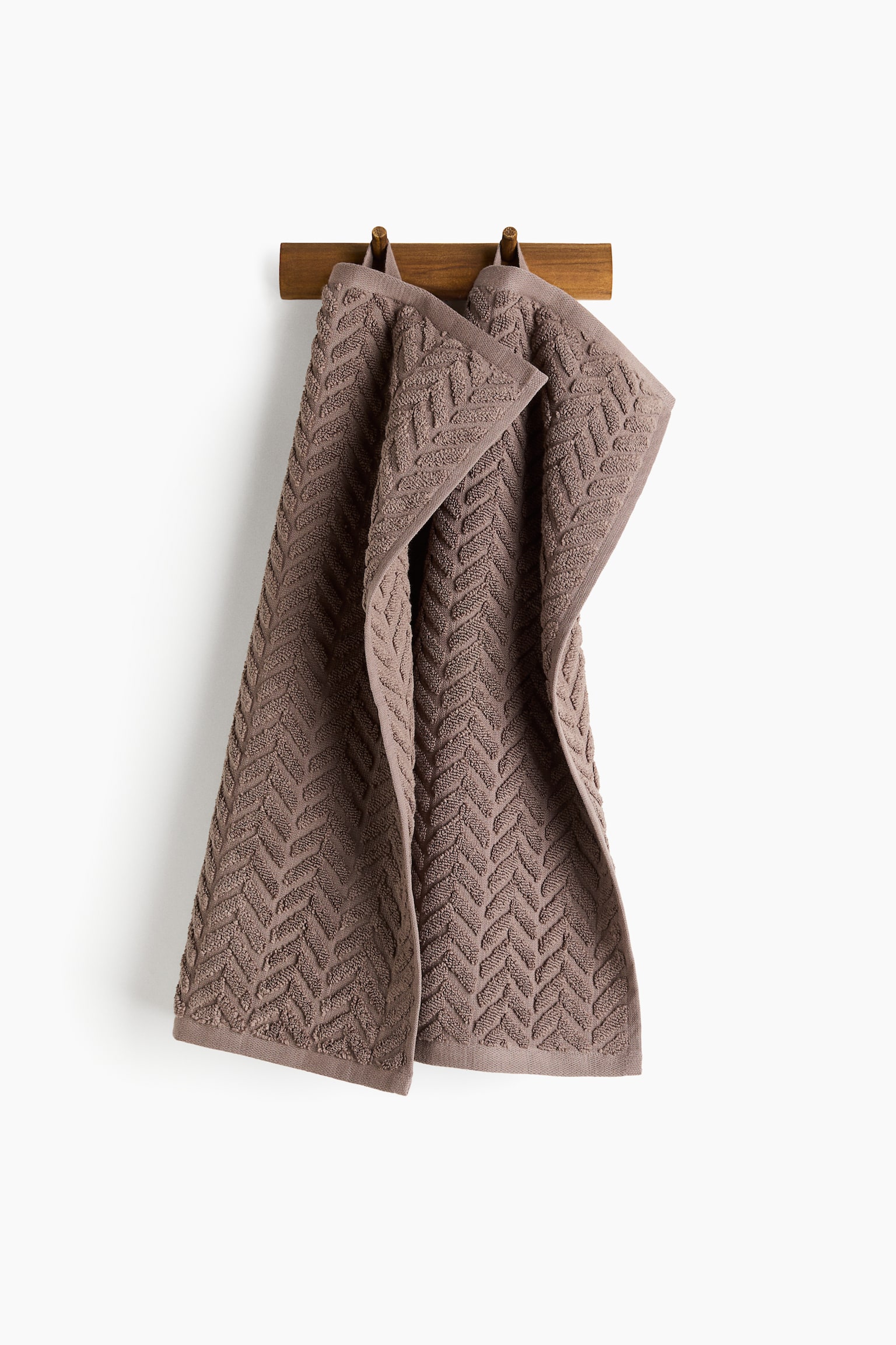 2-Pack Textured Guest Towels - Taupe/Light taupe/Cream/Light dusty blue