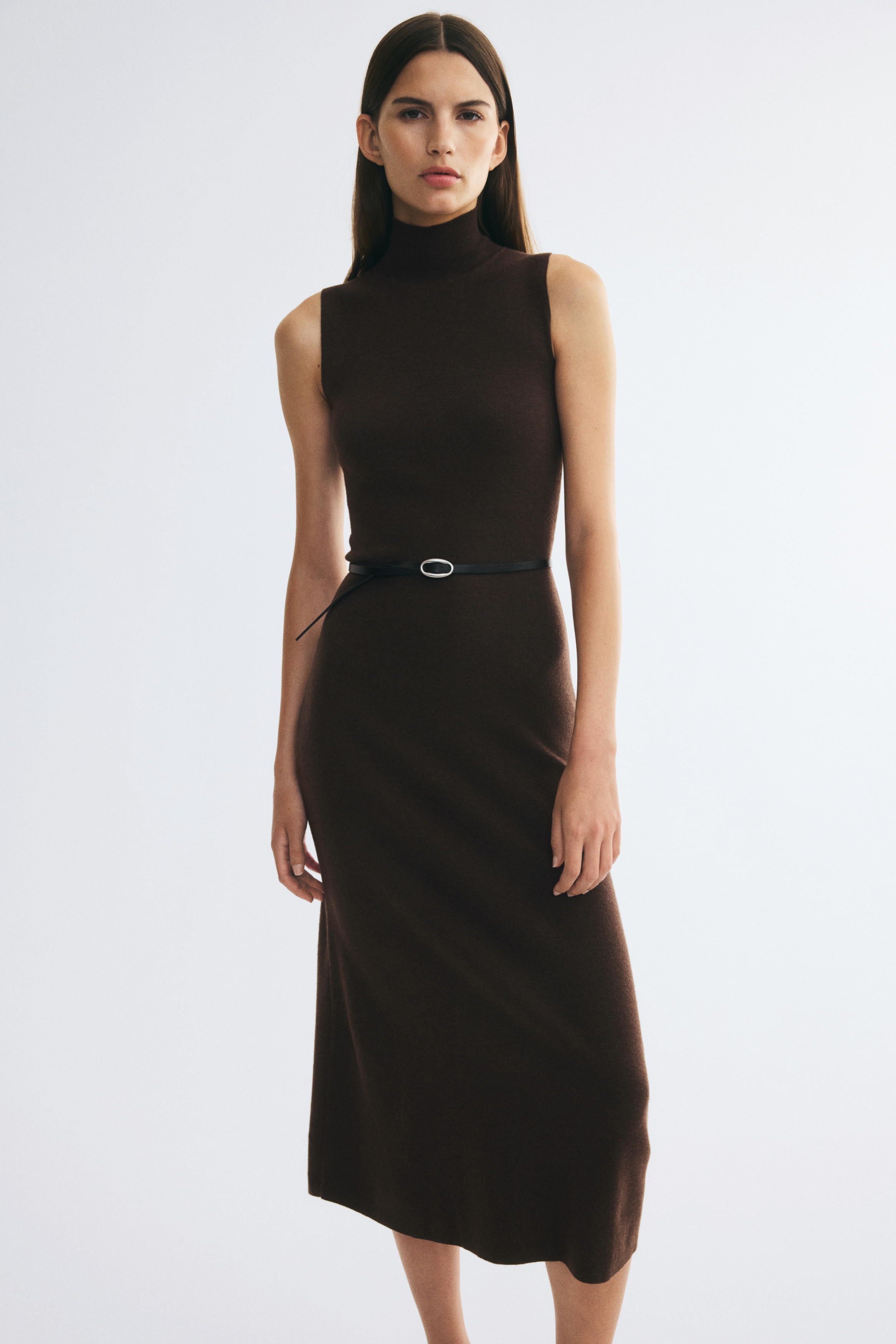 black midi dress h&m Dresses | Long-Sleeve Floral Wrap & Summer Faux Wrap A-Line Midi high waist Unlined for a lightweight Size:10 US (42 EU)