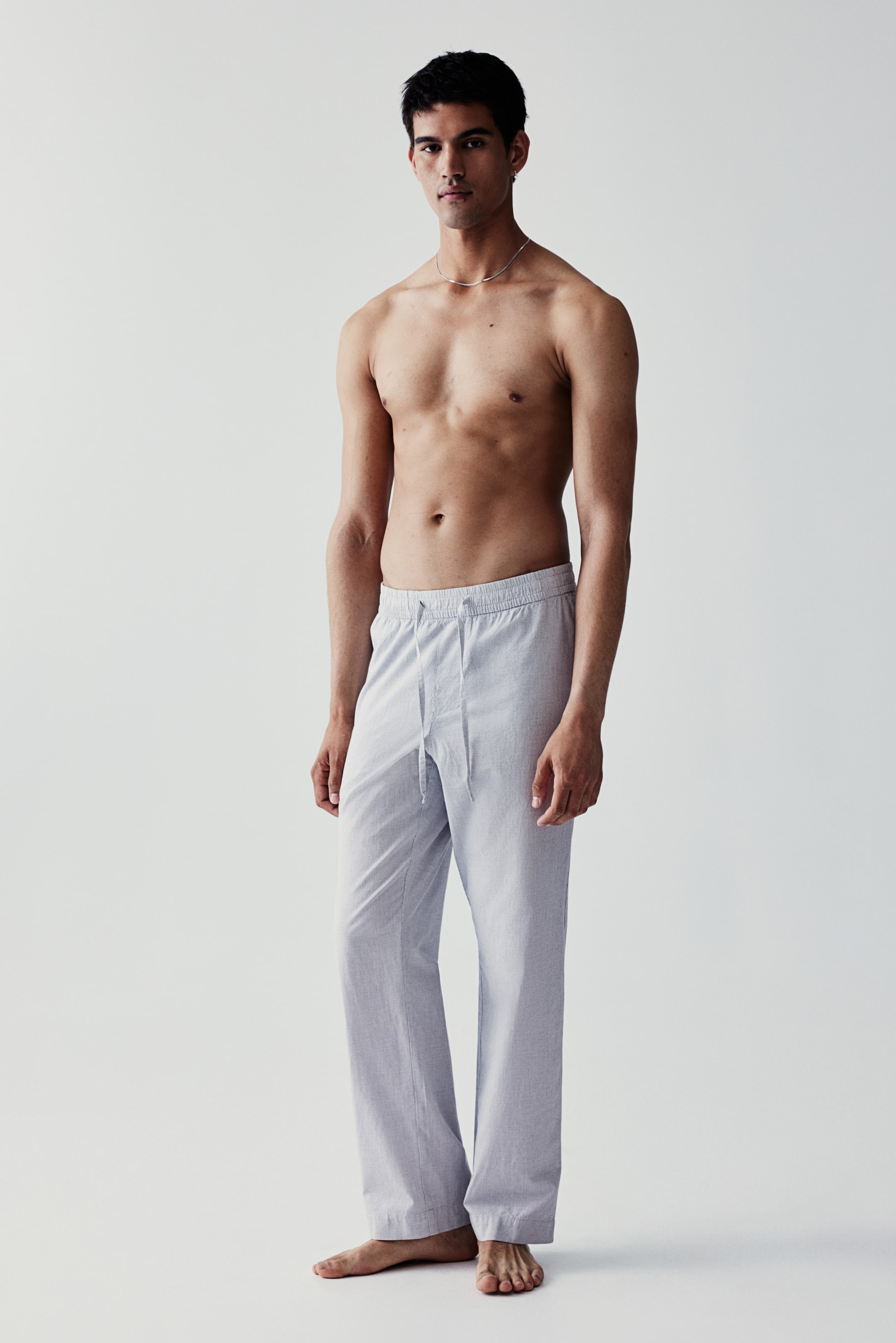 Relaxed Fit Poplin Pants