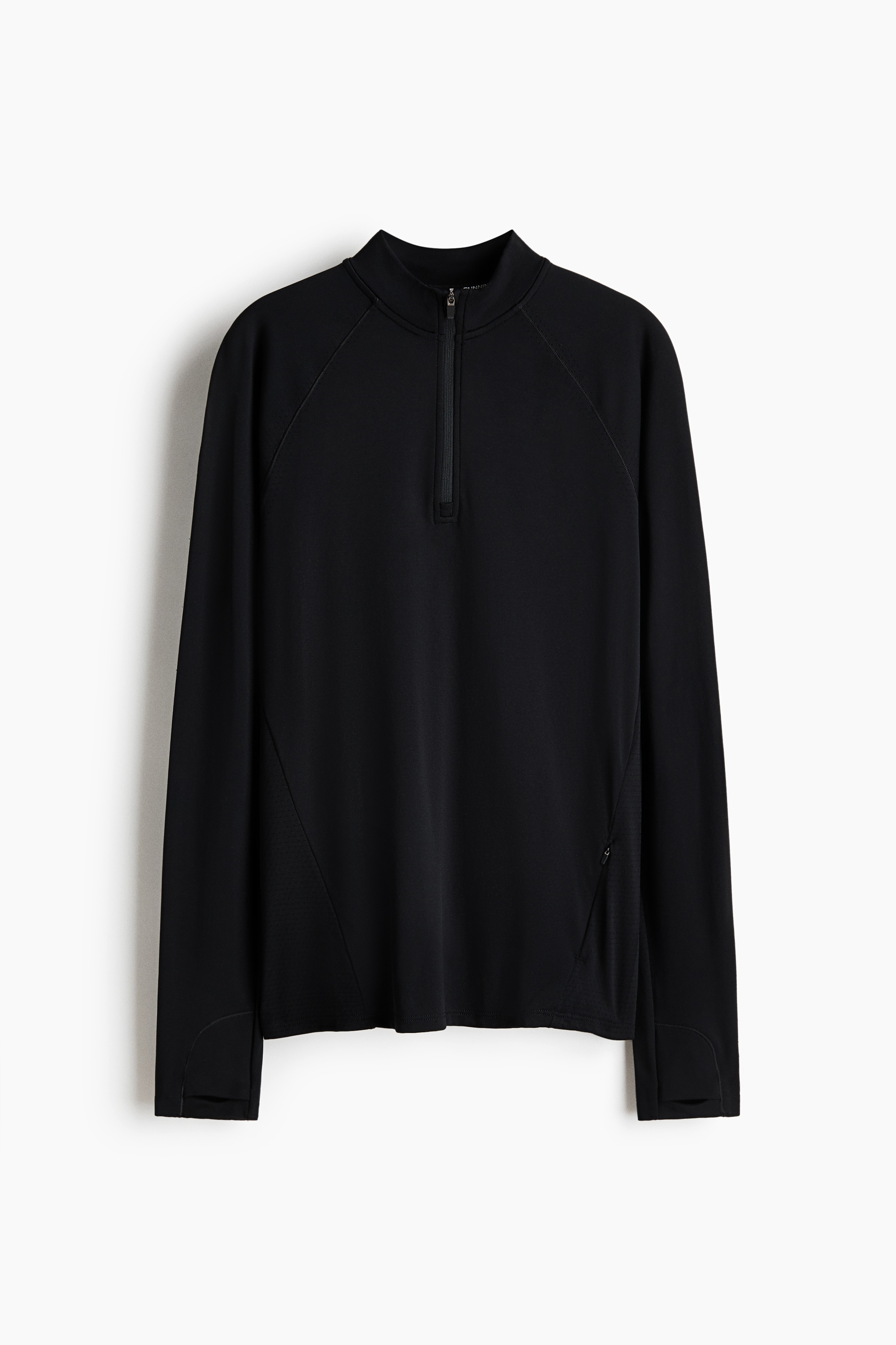 H & M - Seamless Sportshirt mit DryMove - Schwarz - Sportswear