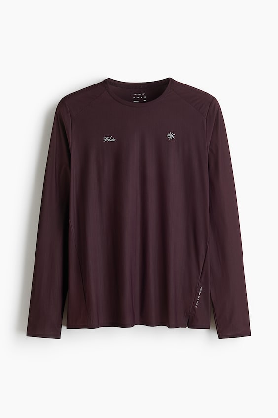 Мужские рубашки H&M Long-Sleeved Sports Shirt with CoolMove™