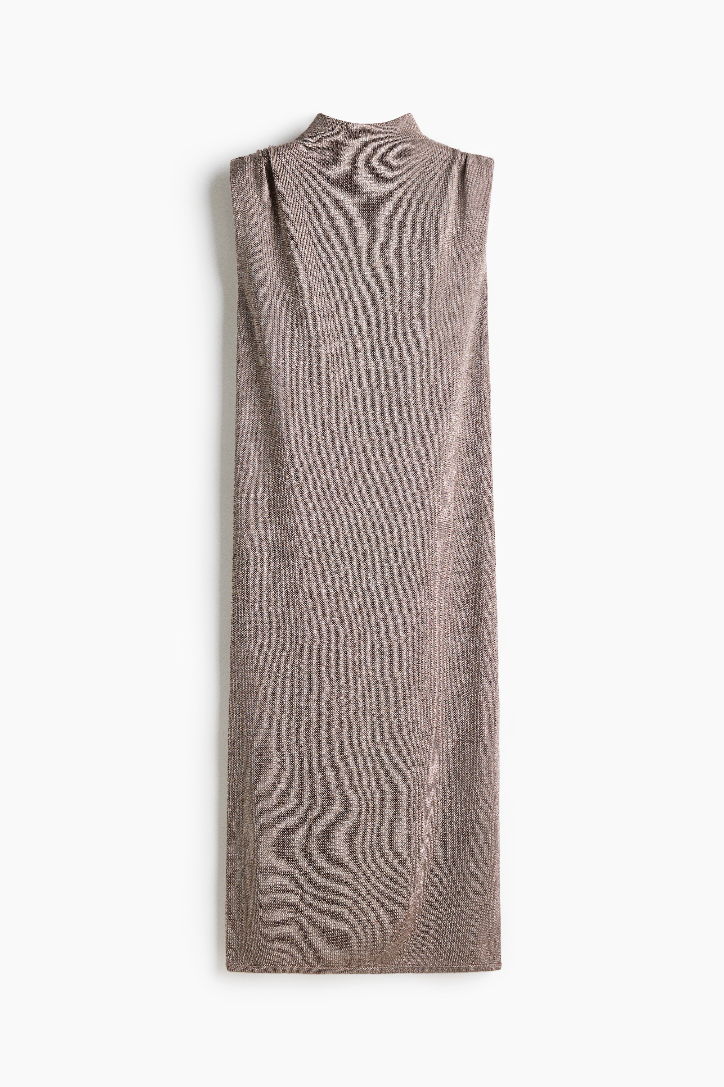 Shimmery Dress - Dusty taupe