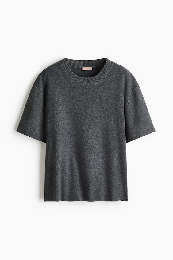 Женские футболки H&M Fine-Knit T-Shirt