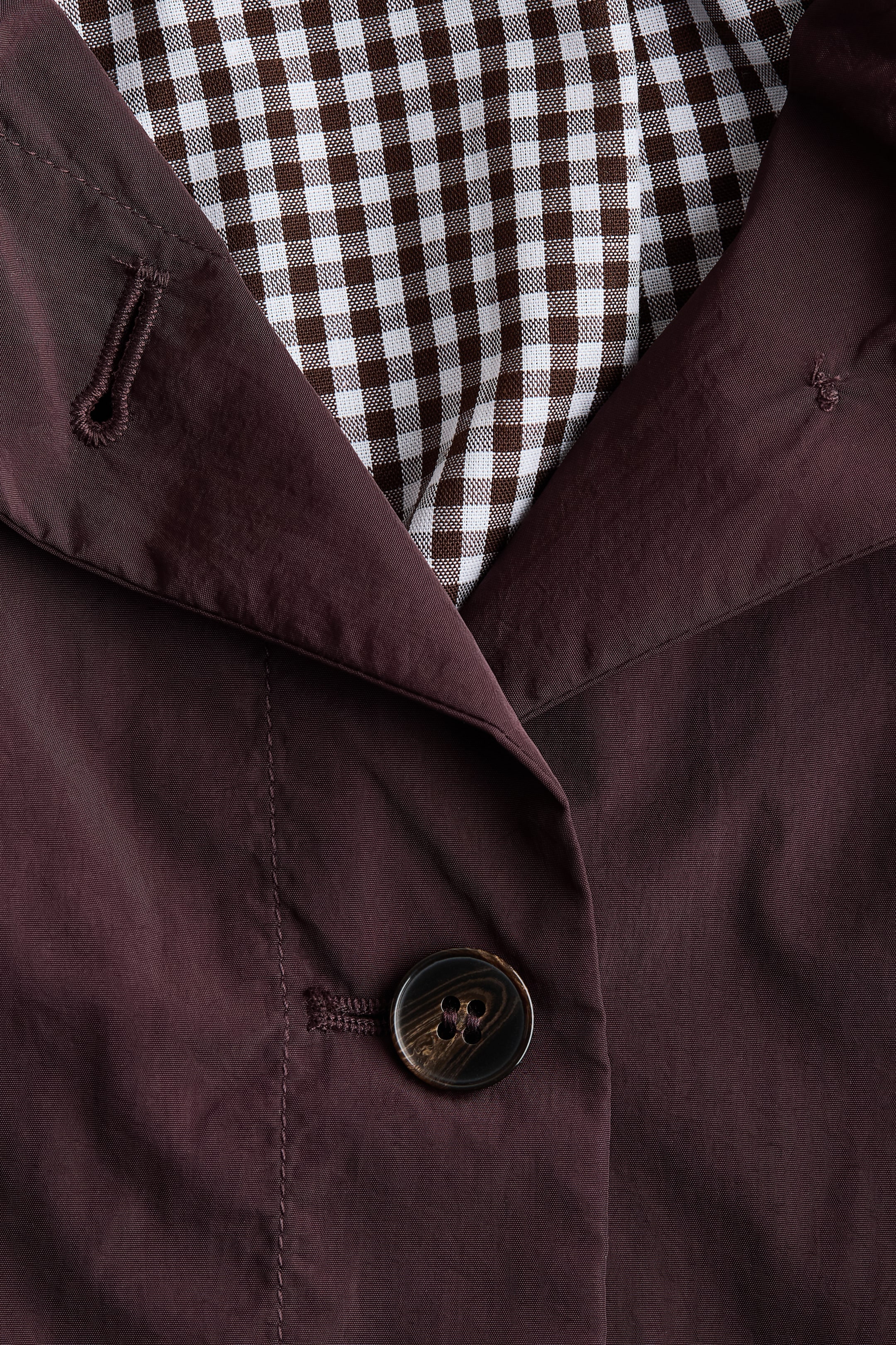 Oversized Bubble-Hem Jacket