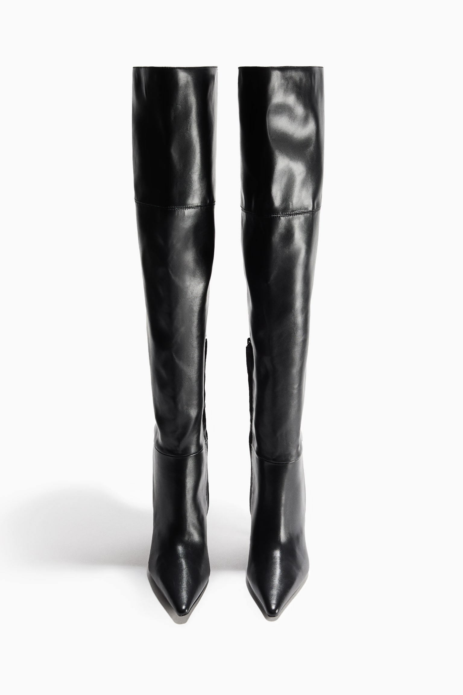 Женские ботинки H&M Over-the-Knee, цвет: Чёрный — фото 3