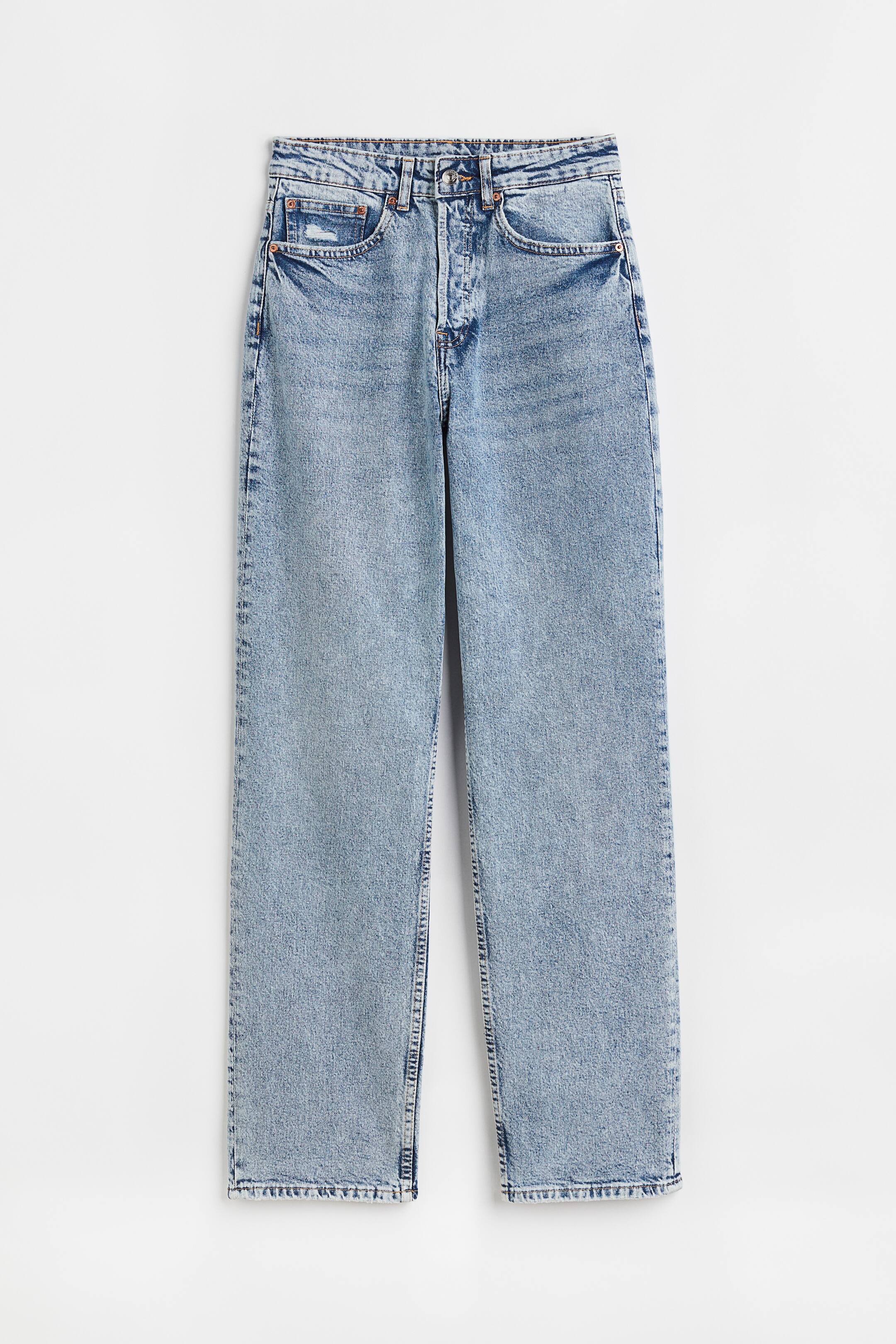 View larger image: 90s Straight High Jeans - Denim blue - Ladies | H&M 1