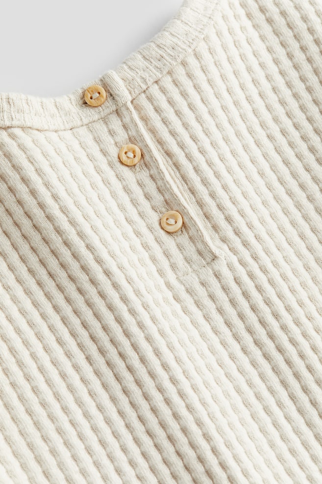 2-piece sweatshirt set - Cream/Powder beige/Sunburst - 3
