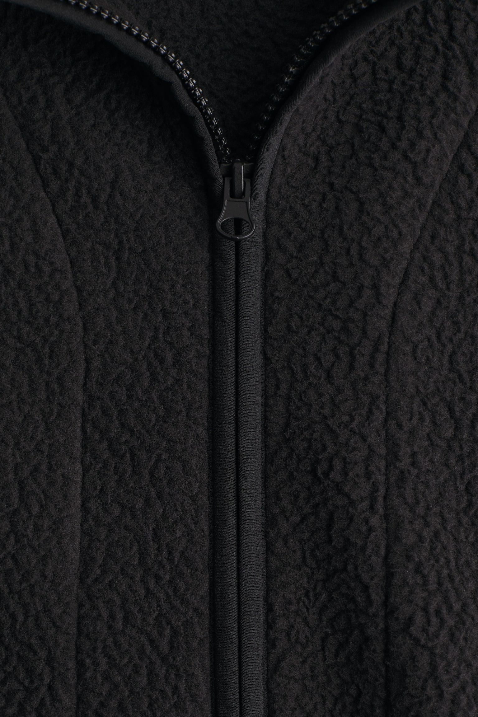 Женская куртка H&M Move Teddy Fleece Activewear, цвет: Чёрный — фото 2