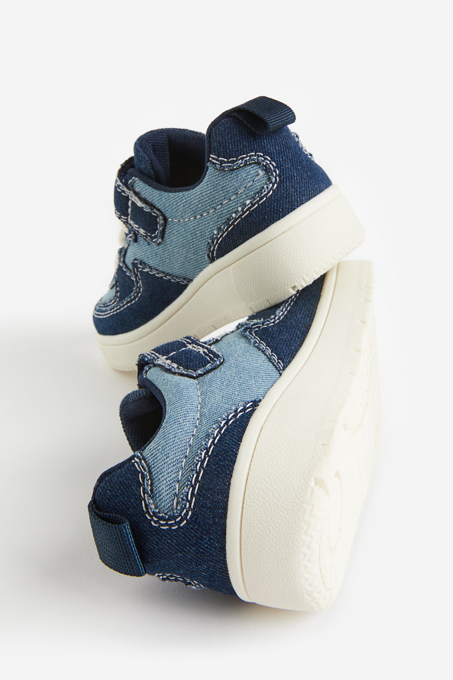 Sneakers - Dark denim blue/Block colour/White/White/Navy blue/Block colour/Dark grey/Block colour - 3