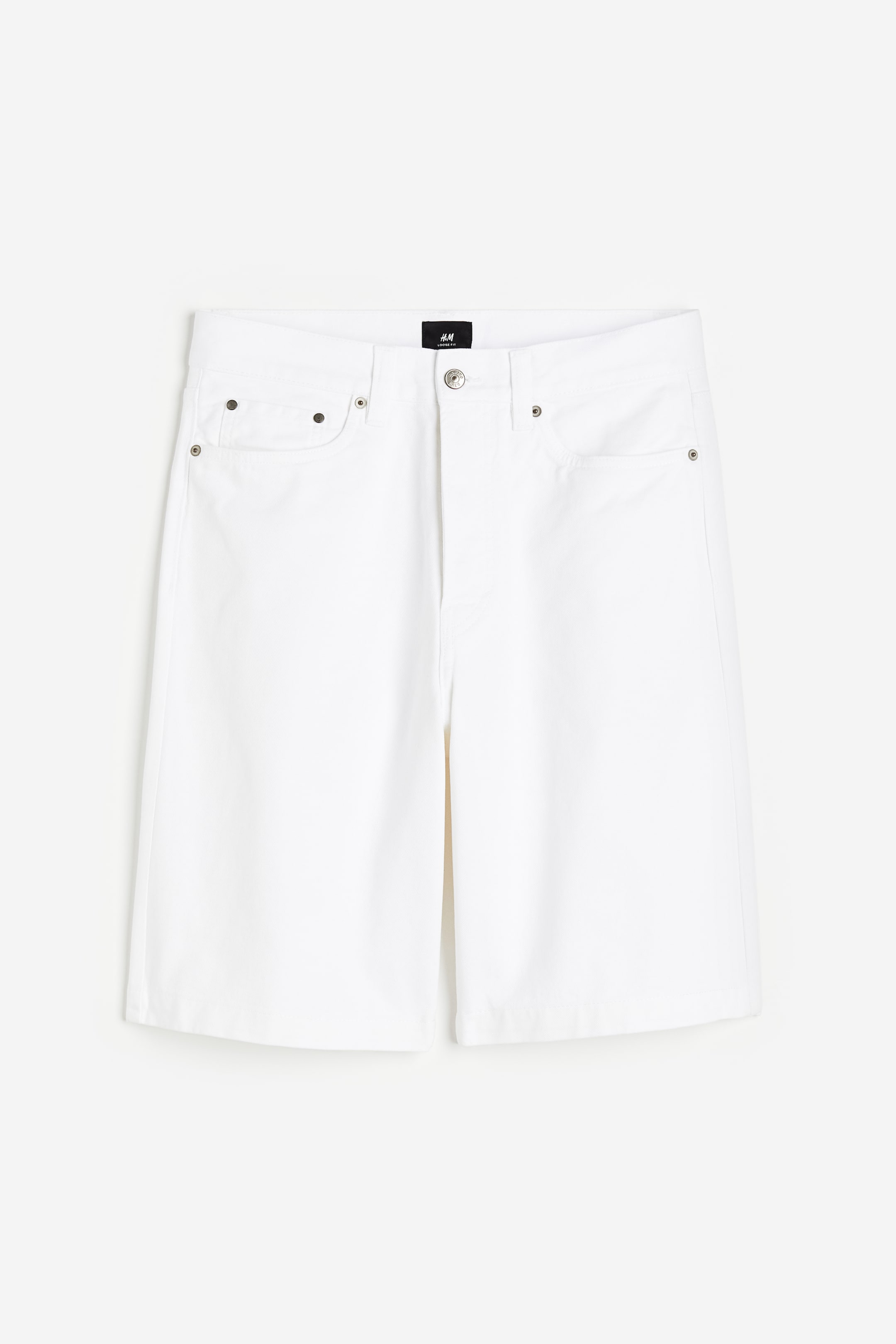 Loose Fit Twill Shorts