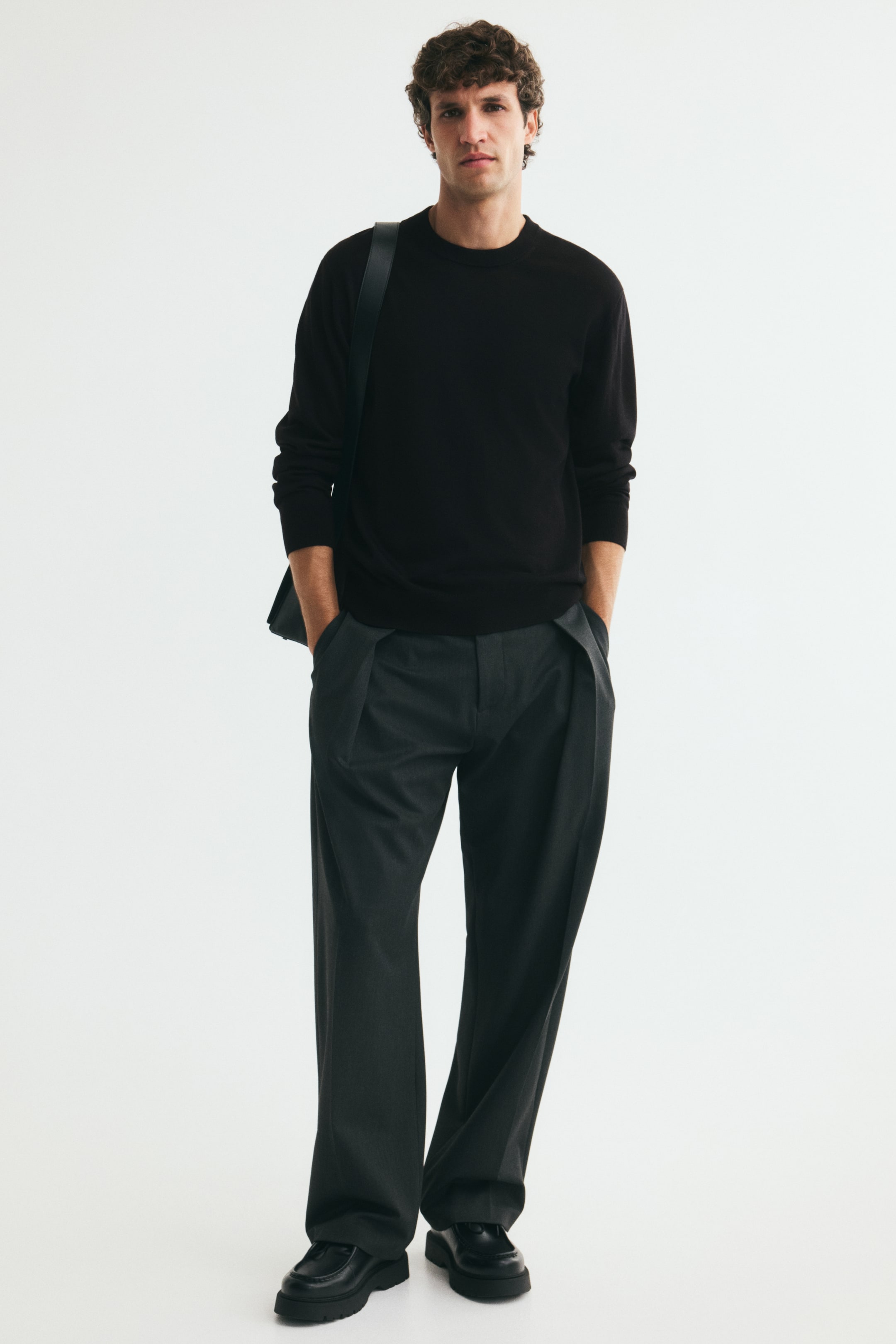 Regular-Fit Merino Wool Sweater