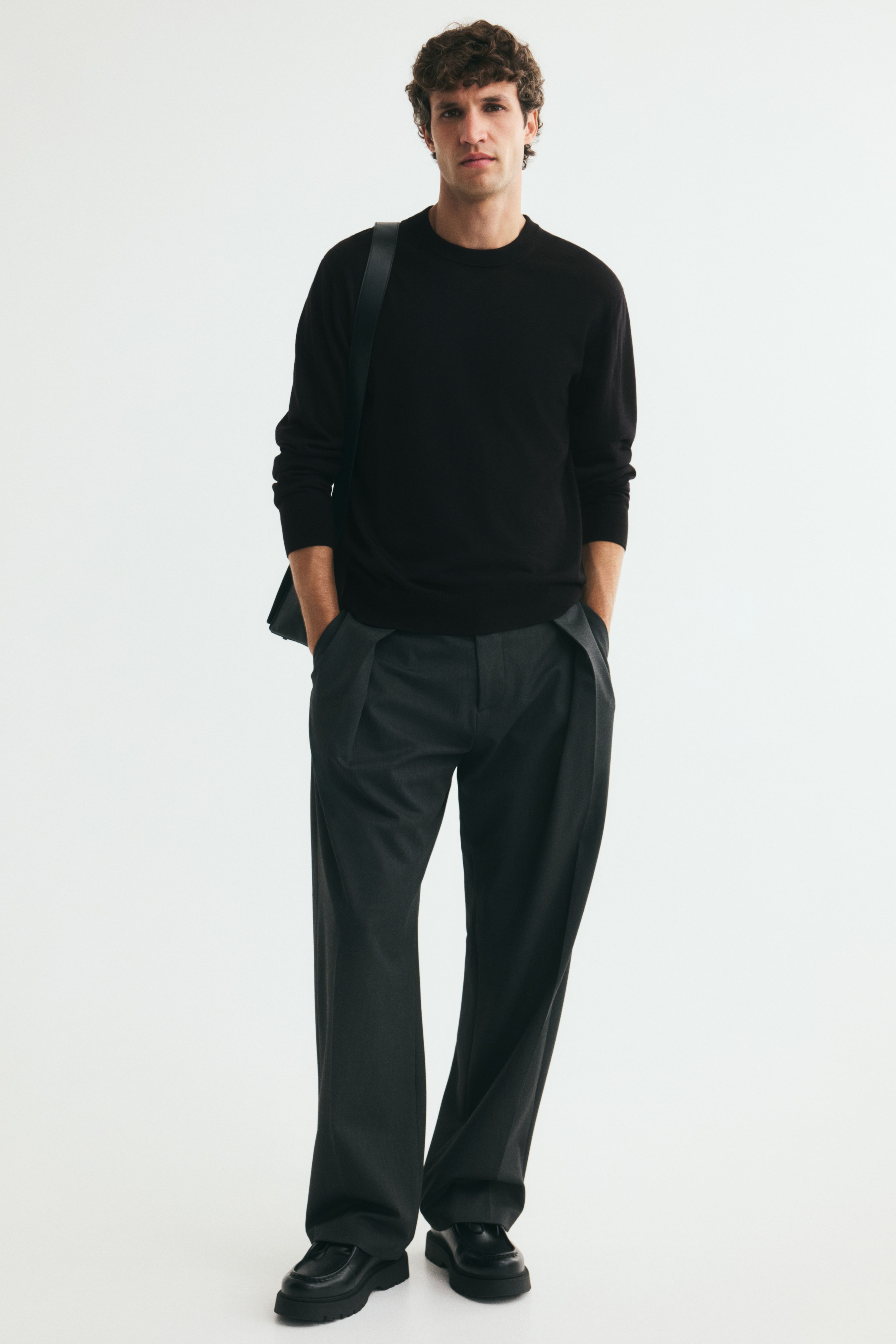 Regular-Fit Merino Wool Sweater