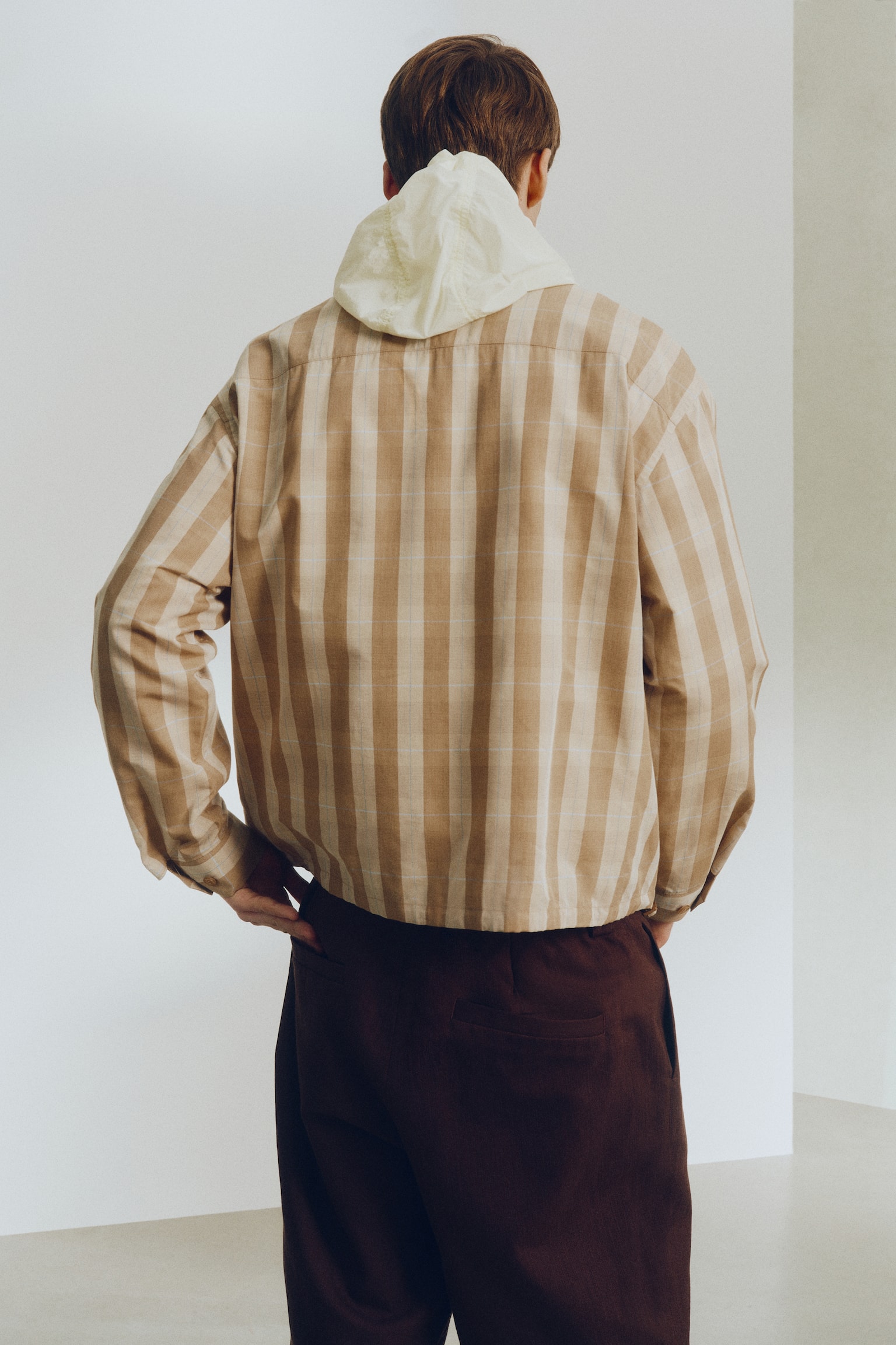 Overshirt - Beige/quadri - 7