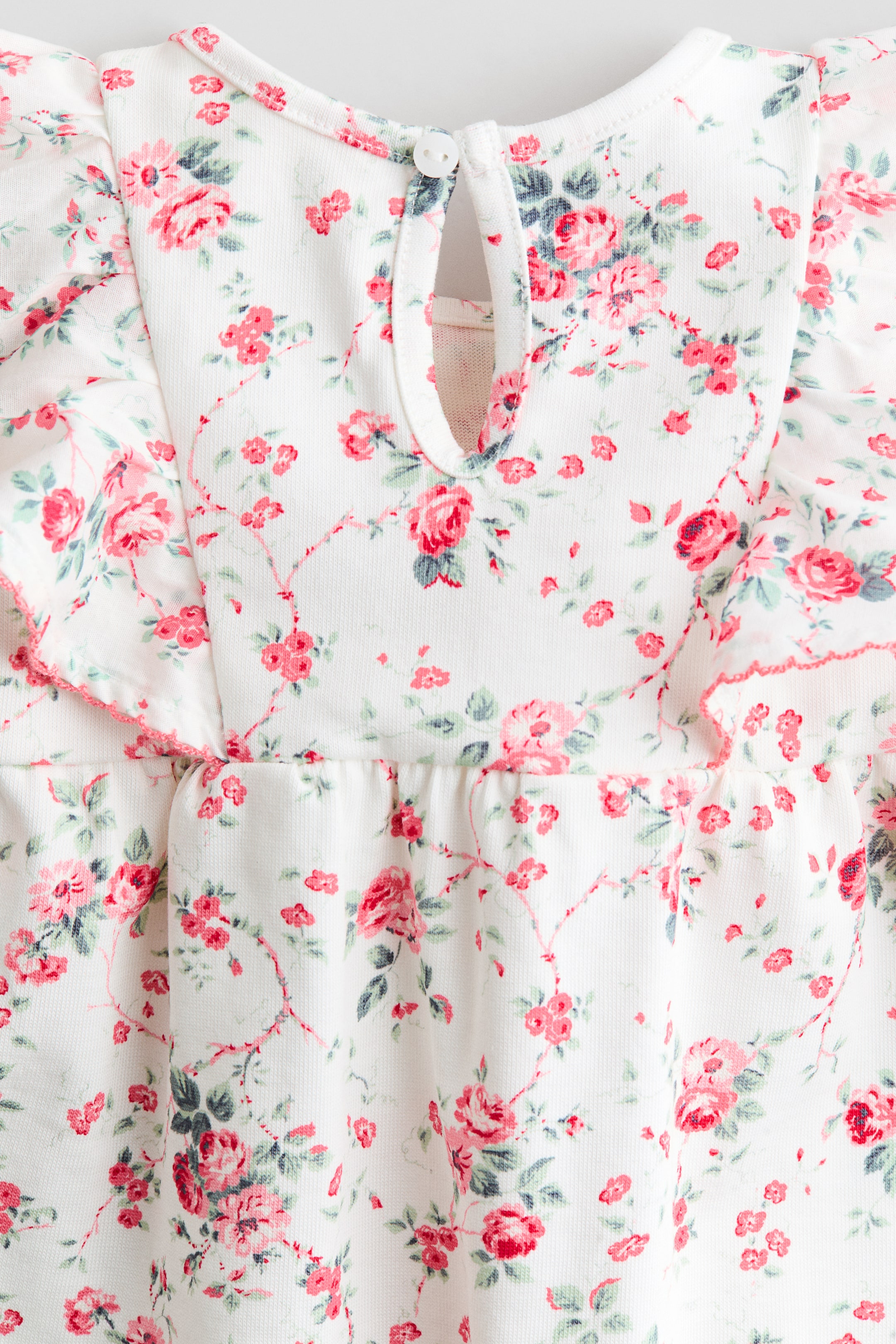 Robe en coton avec imprimé fleuri