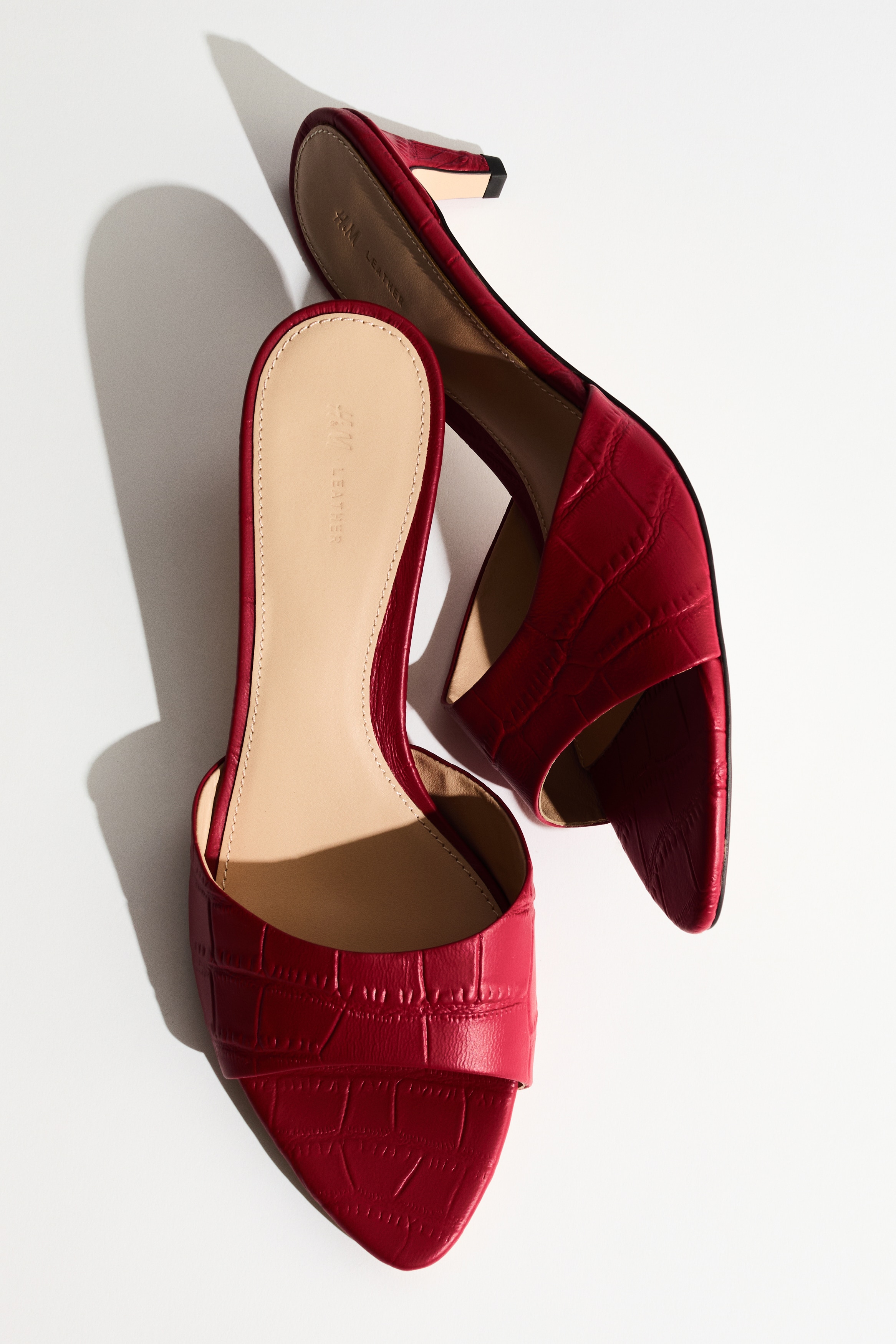 Heeled Leather Sandals from H&M - $74.99