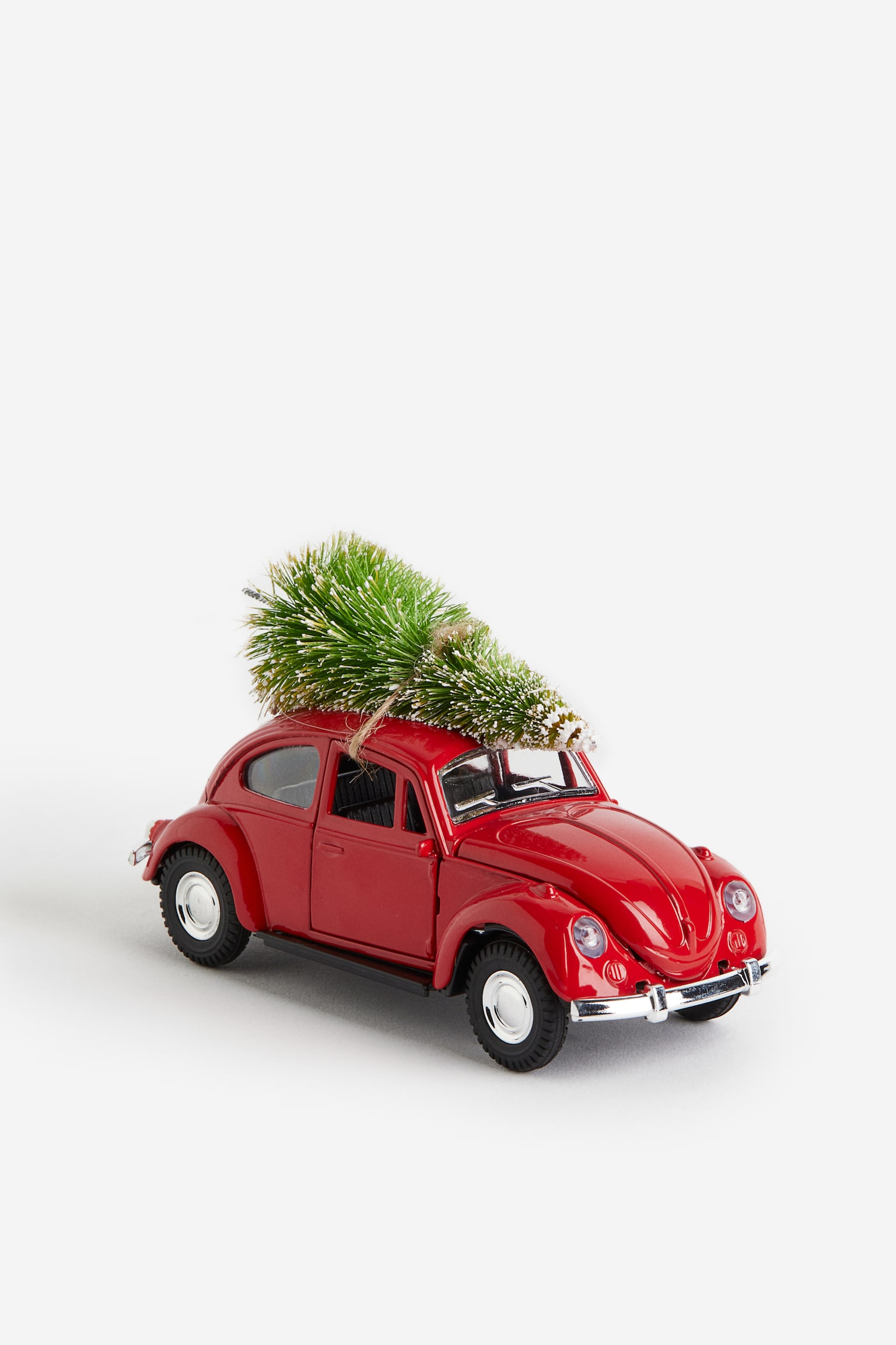 Car-shaped ornament - Red/Car/Gold-coloured - 1