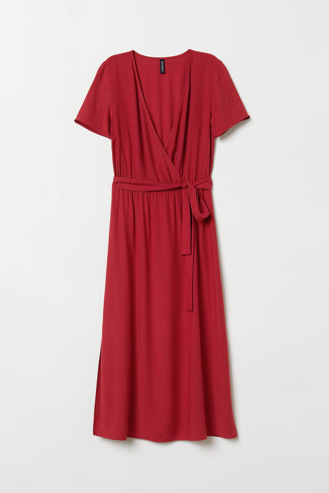 open lace back dress NWOT H&M L.O.G.G. Red Dress-Size 6  Second Bite