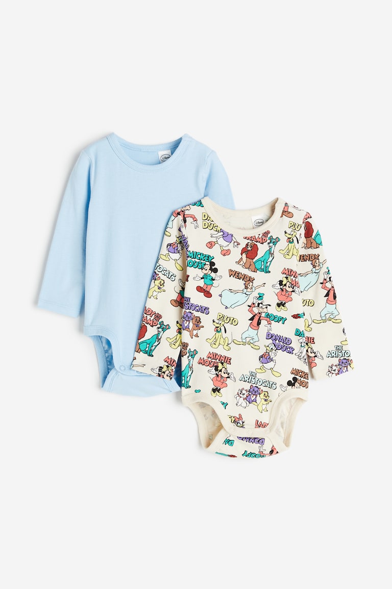 Body a maniche lunghe pezzi Azzurro/classici Disney BAMBINO