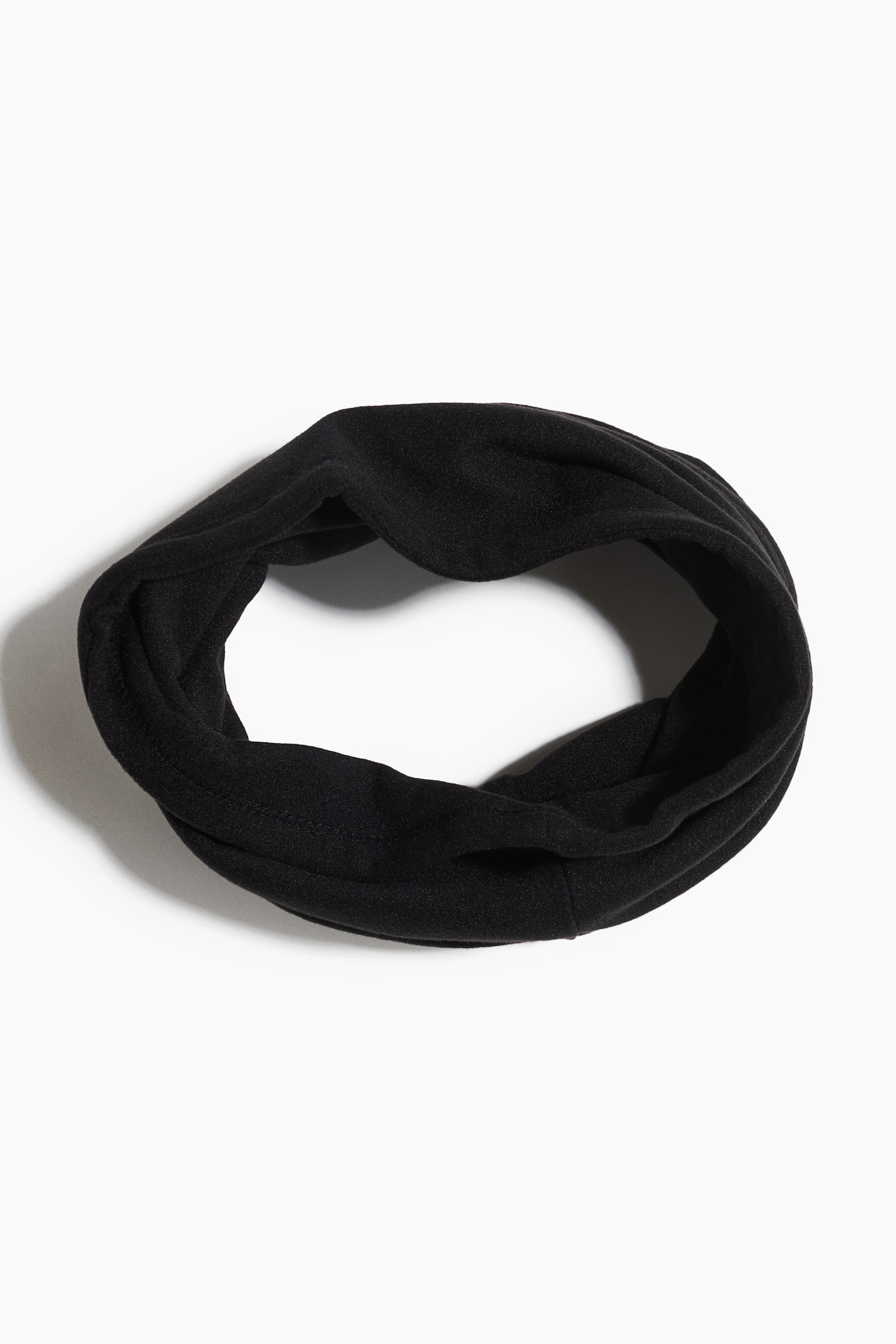 Женские свитеры H&M Move Fleece Sports Neck Gaiter, цвет: Чёрный — фото 2
