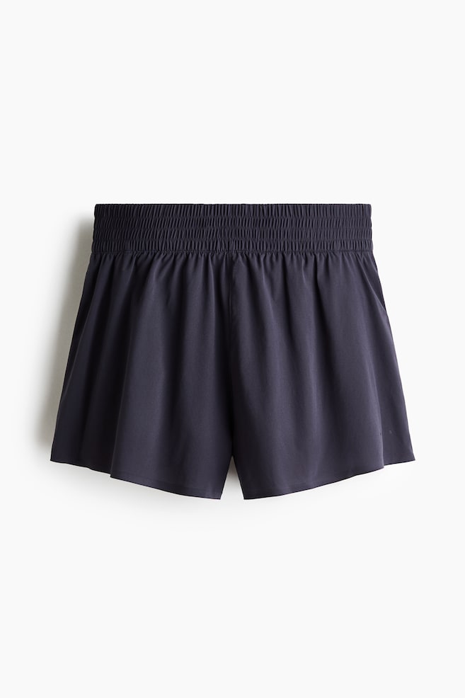 Layered sports shorts with pocket - Purple haze/Black/White/Boysenberry/Mountain green/Dusty mauve/Plum/Dark clay grey - 1