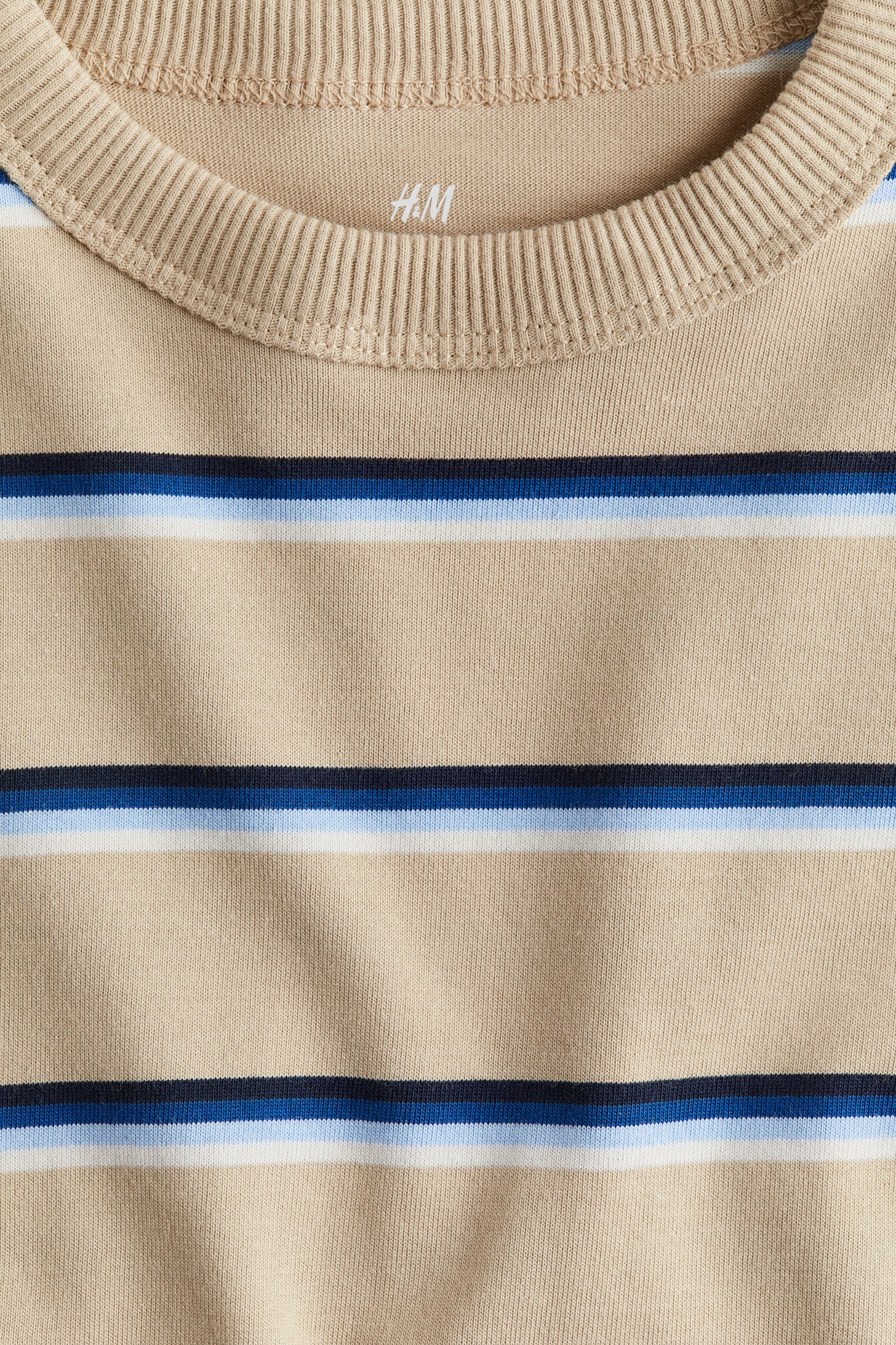 Long-sleeved T-shirt - Beige/Blue striped/Light yellow/Striped/Navy blue/Striped/Light grey/73/Red/Striped/Navy blue/Striped - 2