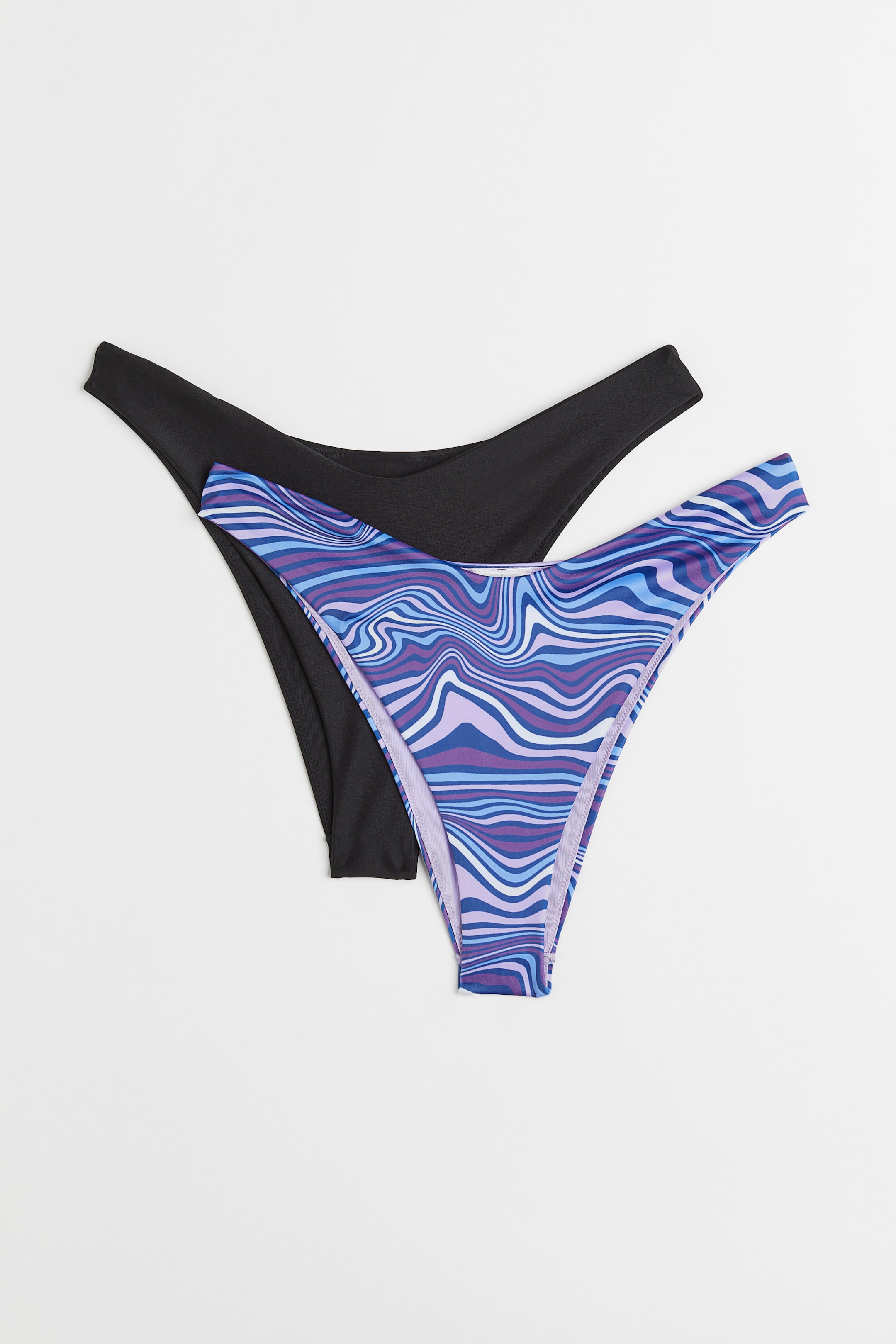 View larger image: 2-pack bikini bottoms - Purple/Patterned - Ladies | H&M 1