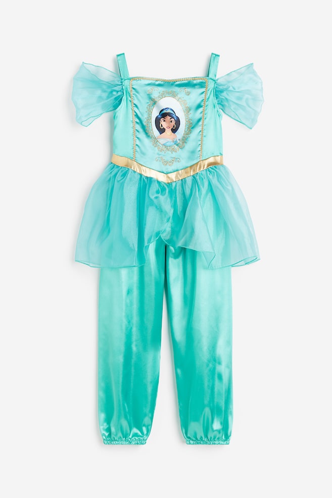 Printed fancy dress costume - Turquoise/Princess Jasmine - 2