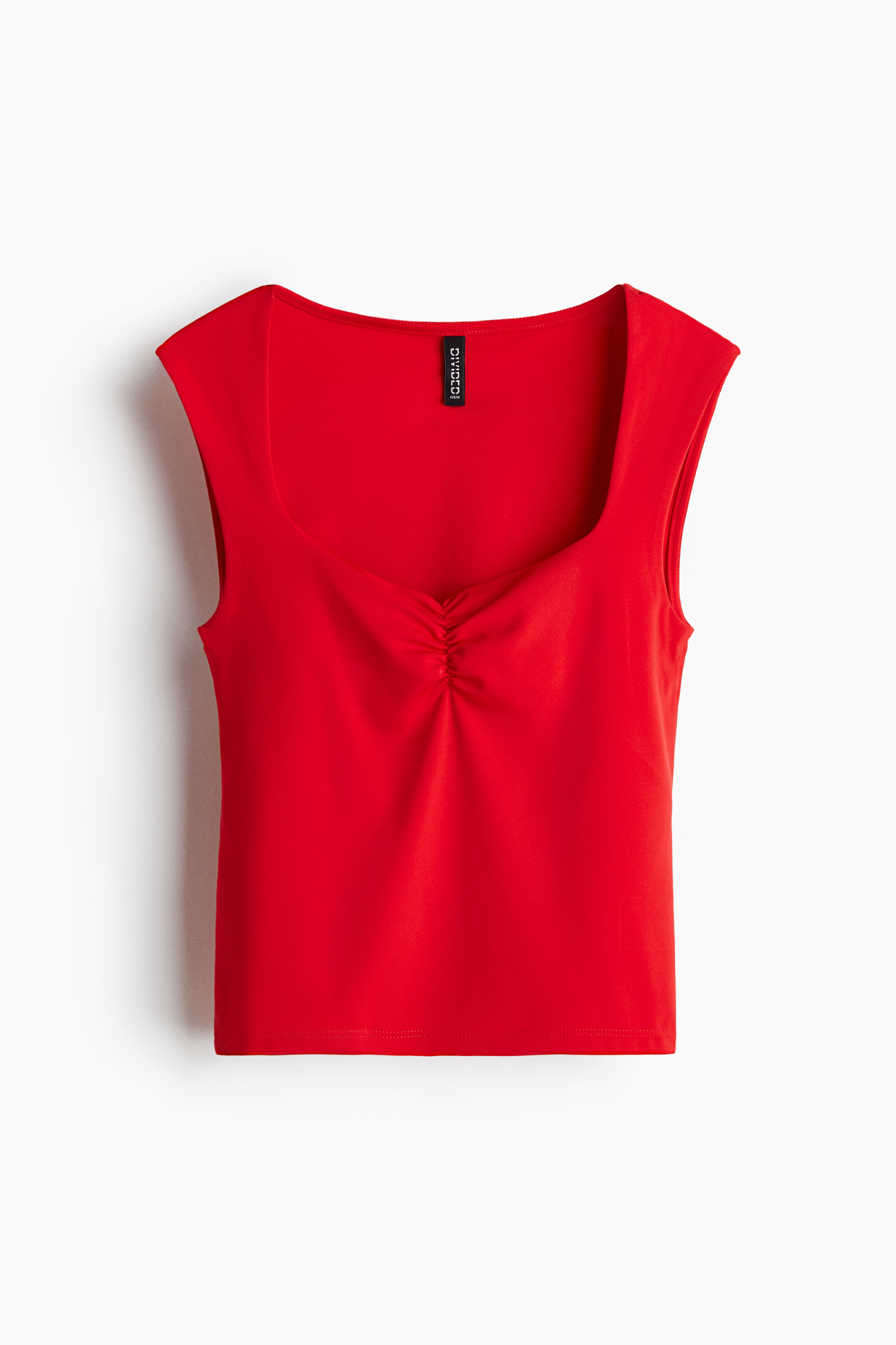 Gathered Sleeveless Top