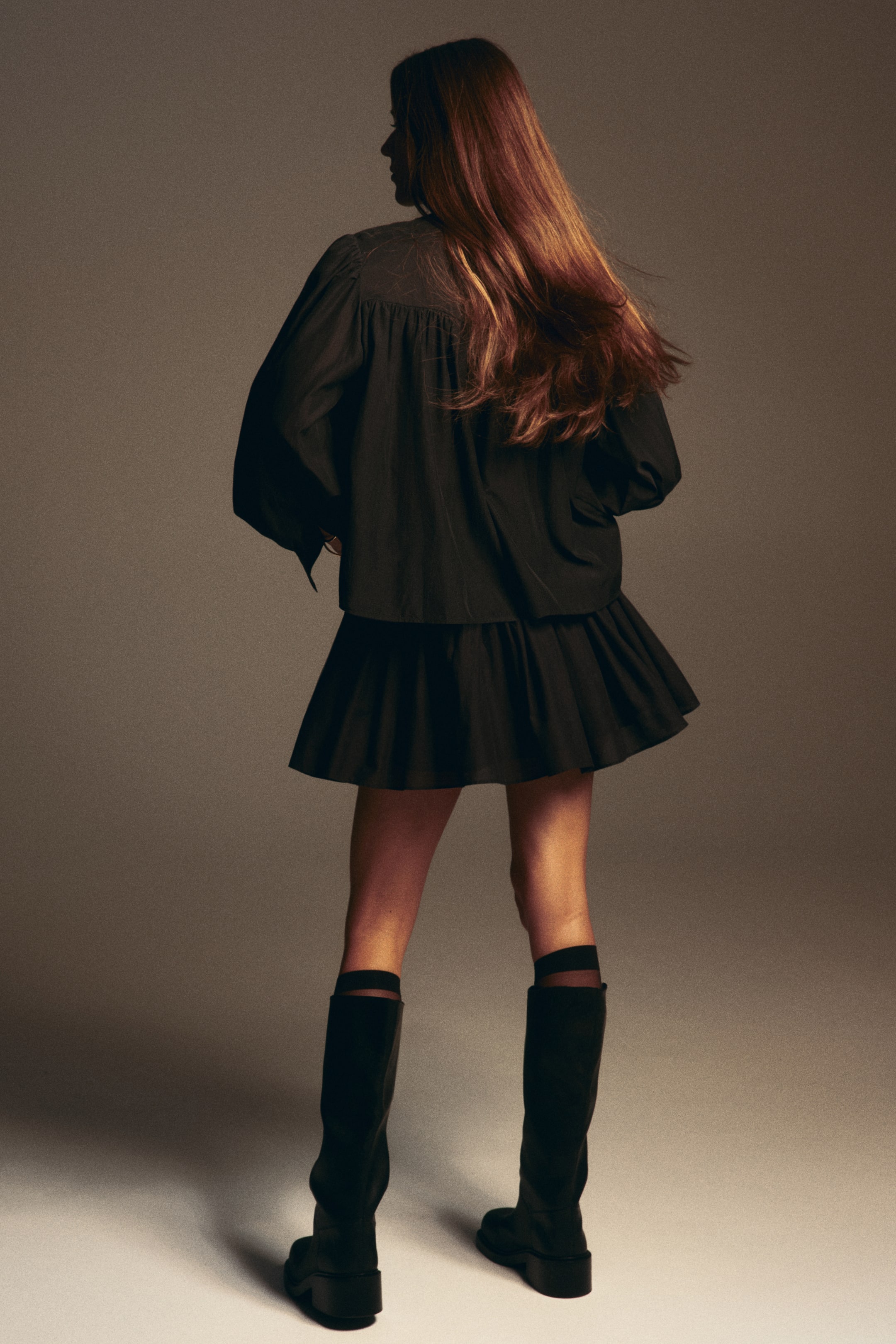 Blouse with Pintucks