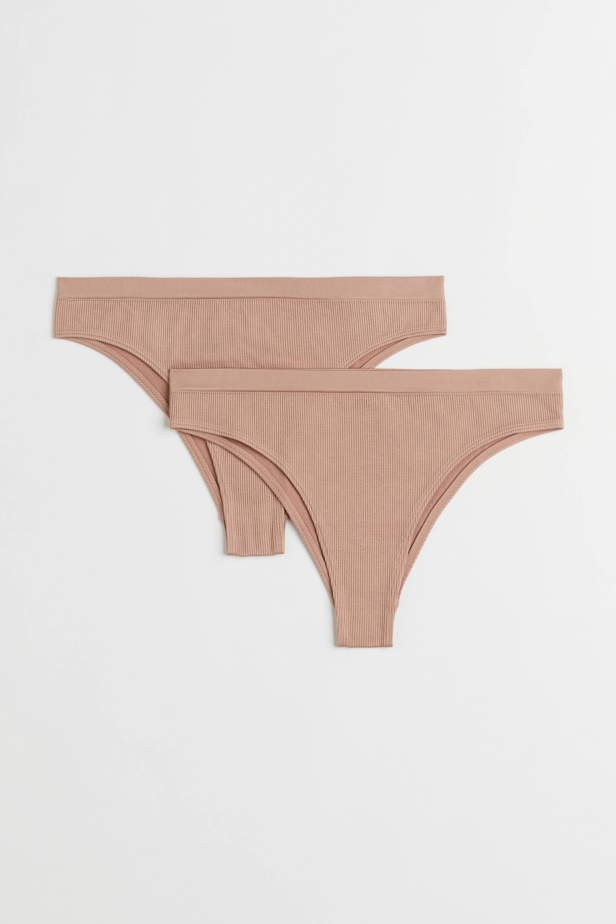 View larger image: 2-pack seamless briefs - Old rose - Ladies | H&M 1