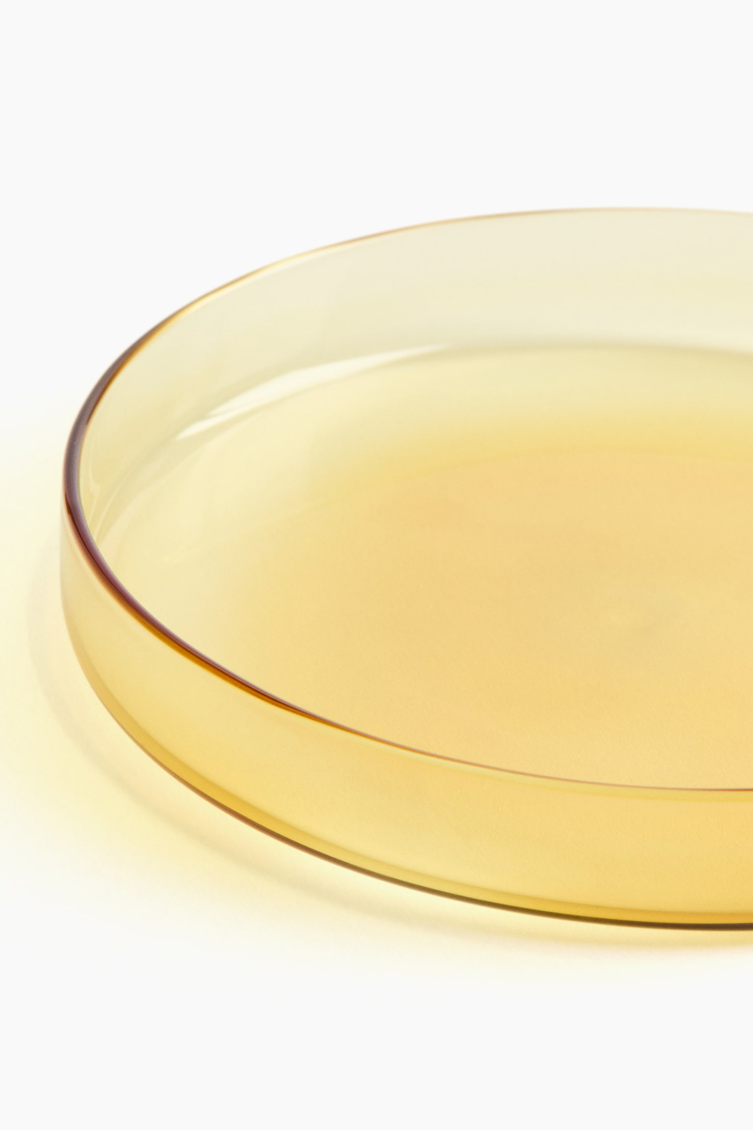 Mini assiette en verre - Jaune - 4