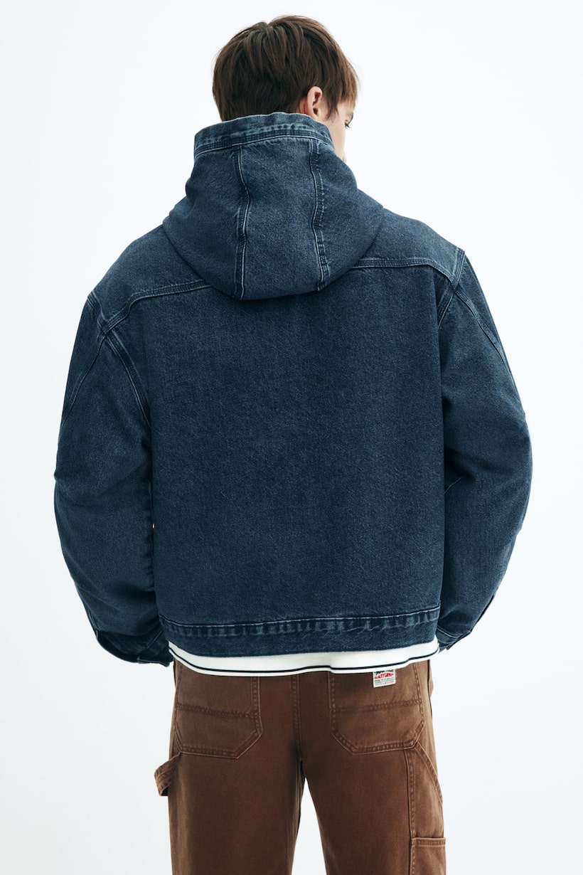 Men's Denim Jackets Hooded, Oversized, More H&M IN