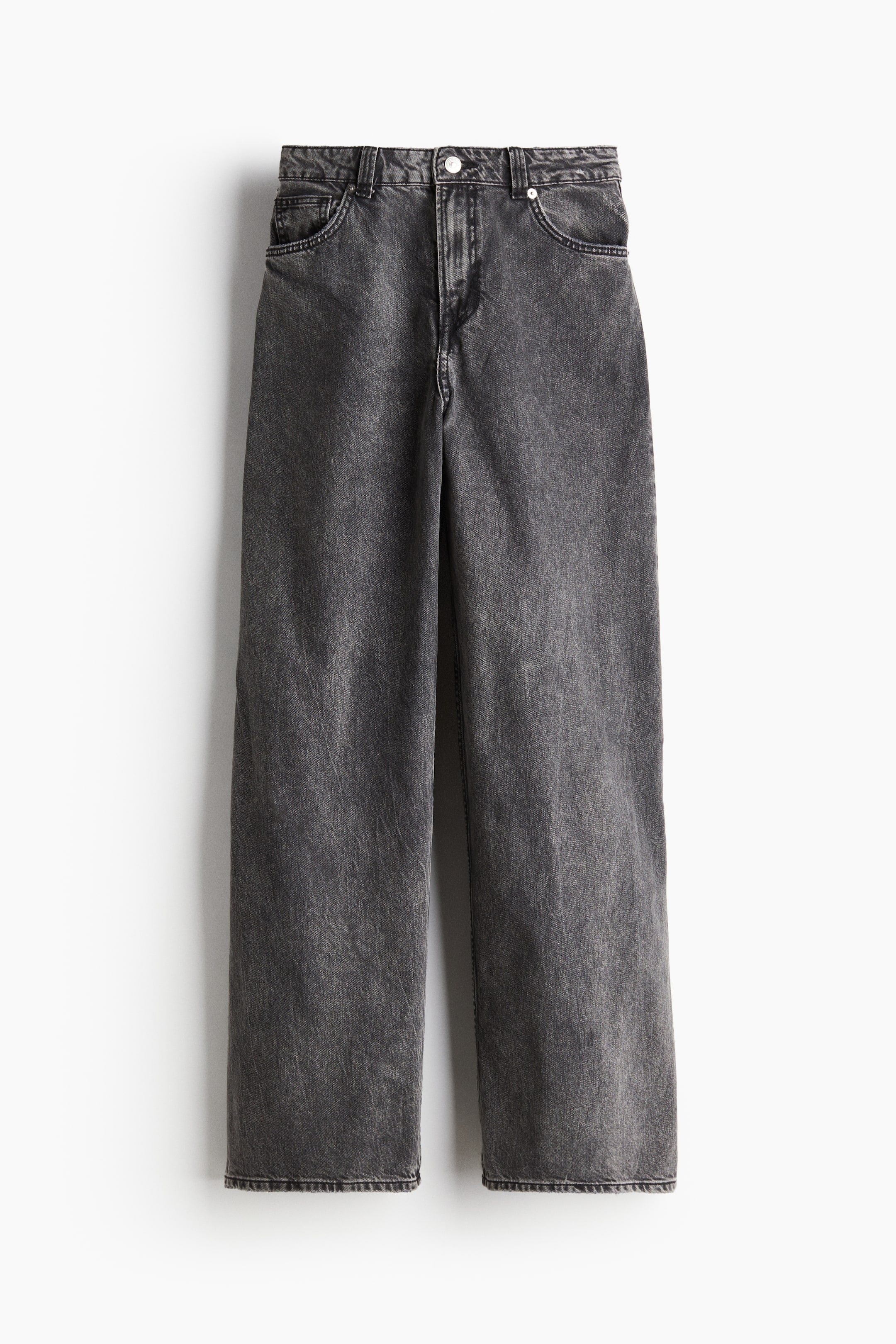 Baggy Regular Jeans - Black - Ladies | H&M GB 6