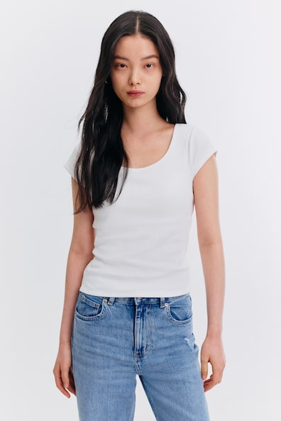インテグラルブラ コットンTシャツ