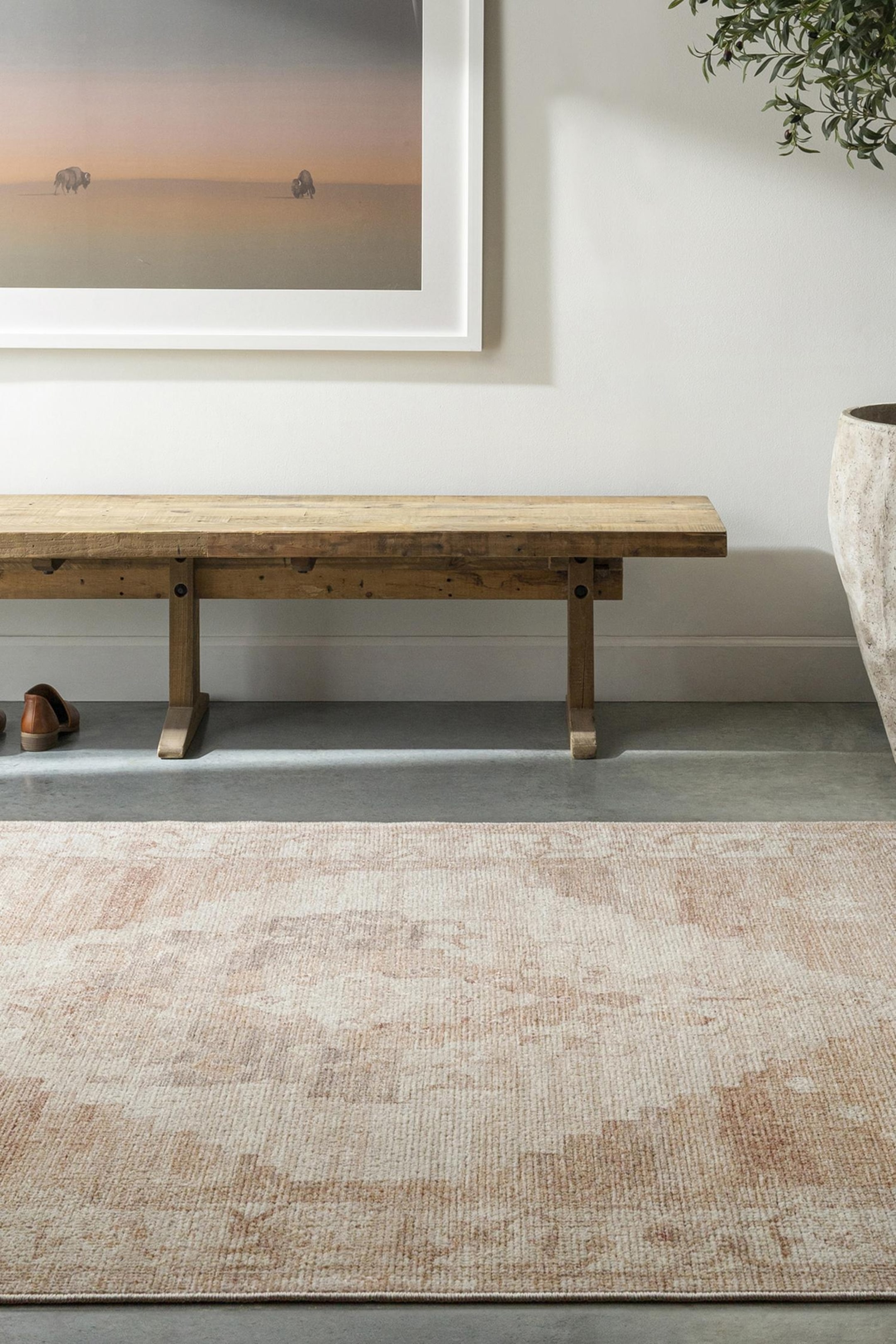 Brown Luca Vintage Traditional Designer Rug at H&M Home | H&M GB