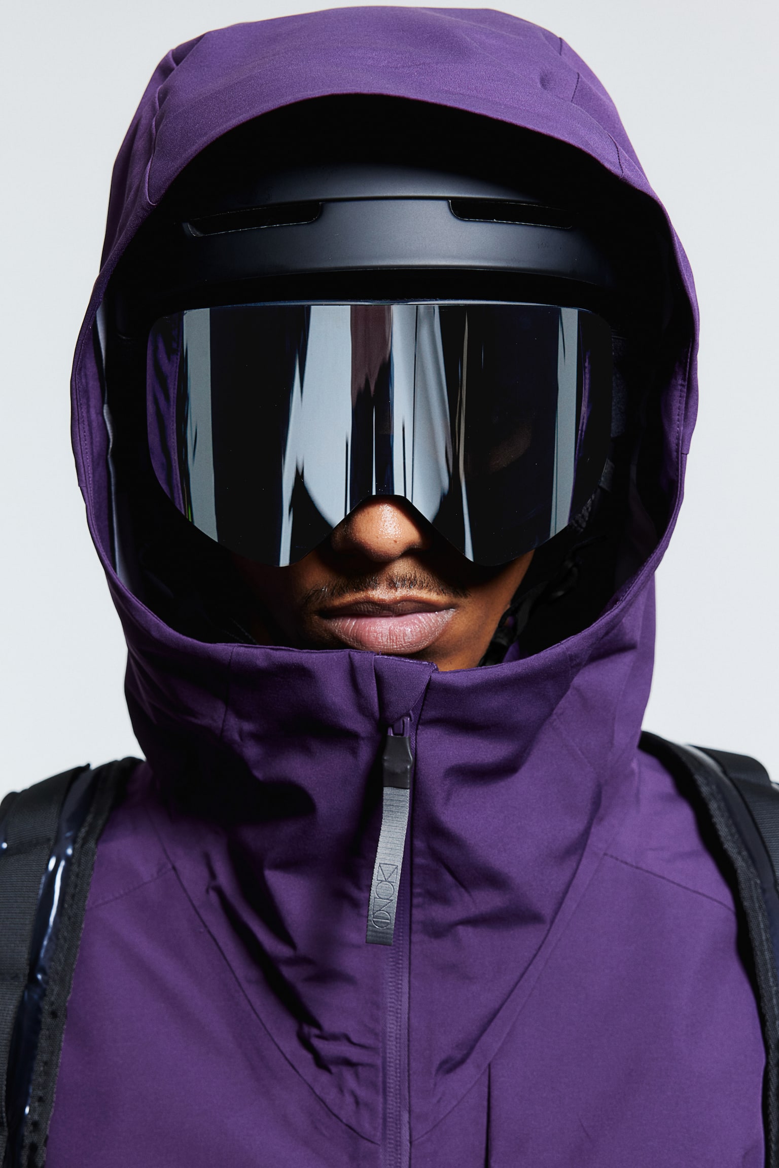 3-layer Regular Fit ski jacket in StormMove™ - Dark purple/Black - 5