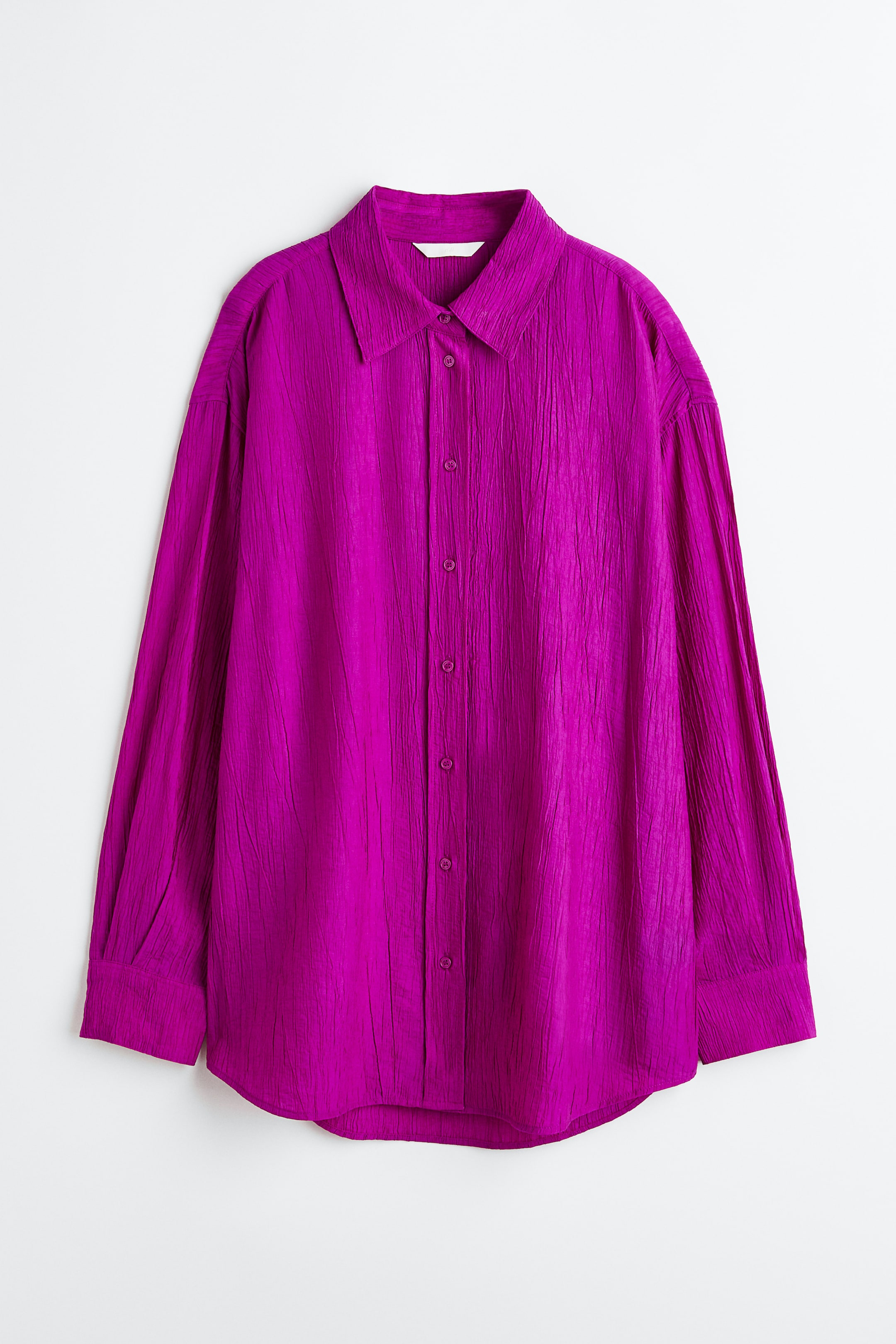 Xem ảnh lớn hơn: Áo sơ mi nhăn - Màu tím - Ladies | H&M VN 1